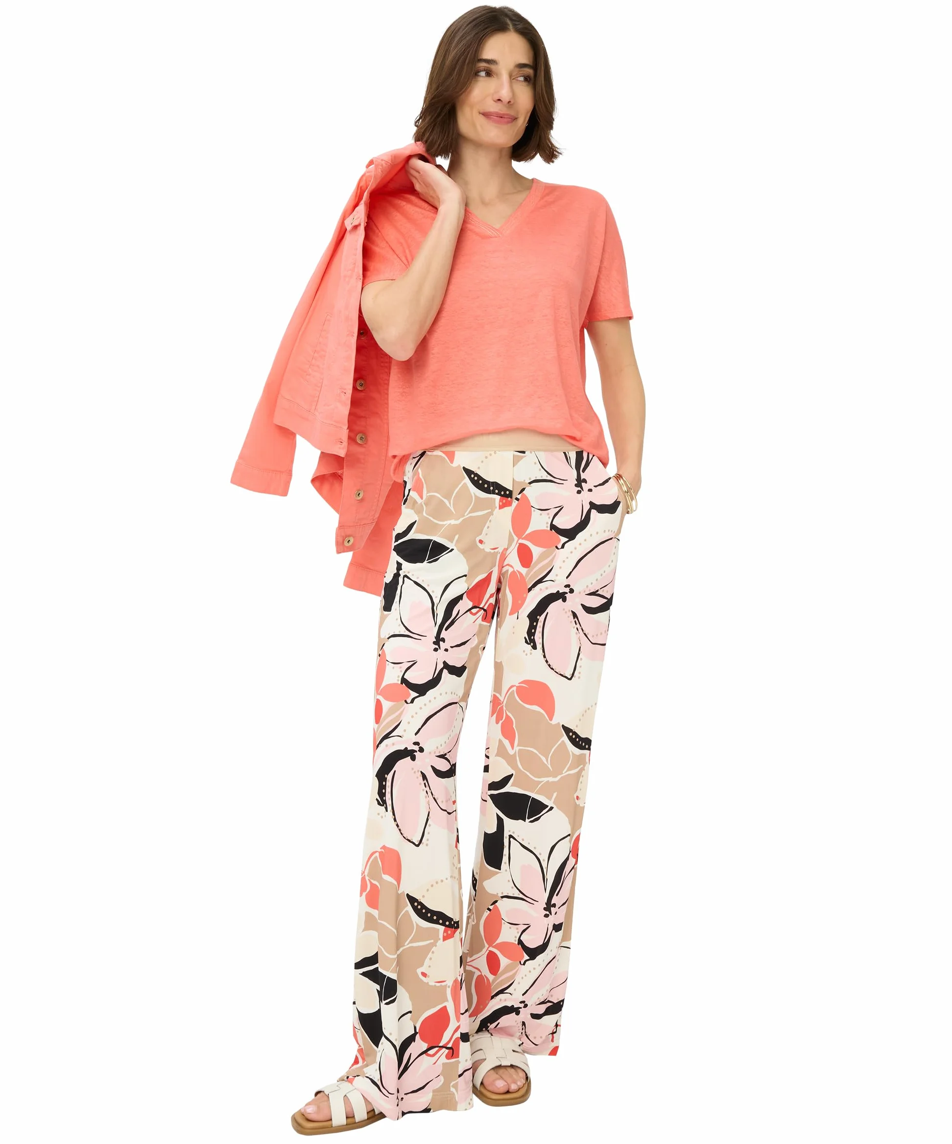 BRAX Koszulka Kobiety Style.caelen Pure Linen Solid