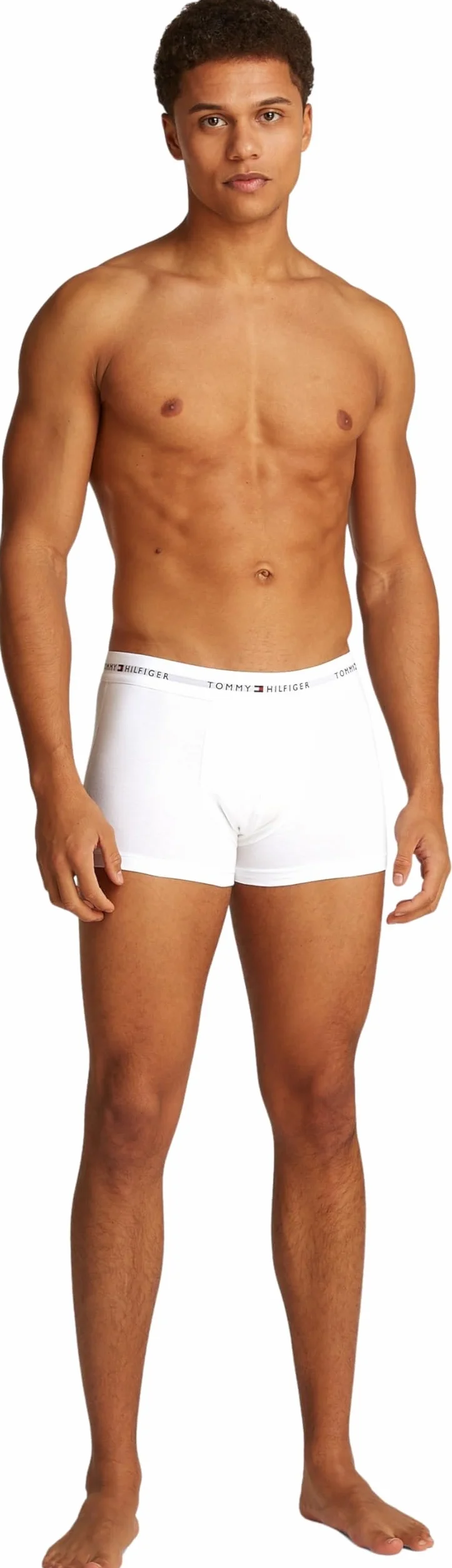 Tommy Hilfiger Bokserki męskie z bawełny rozciągliwej 3 szt, Kolor biały, XL