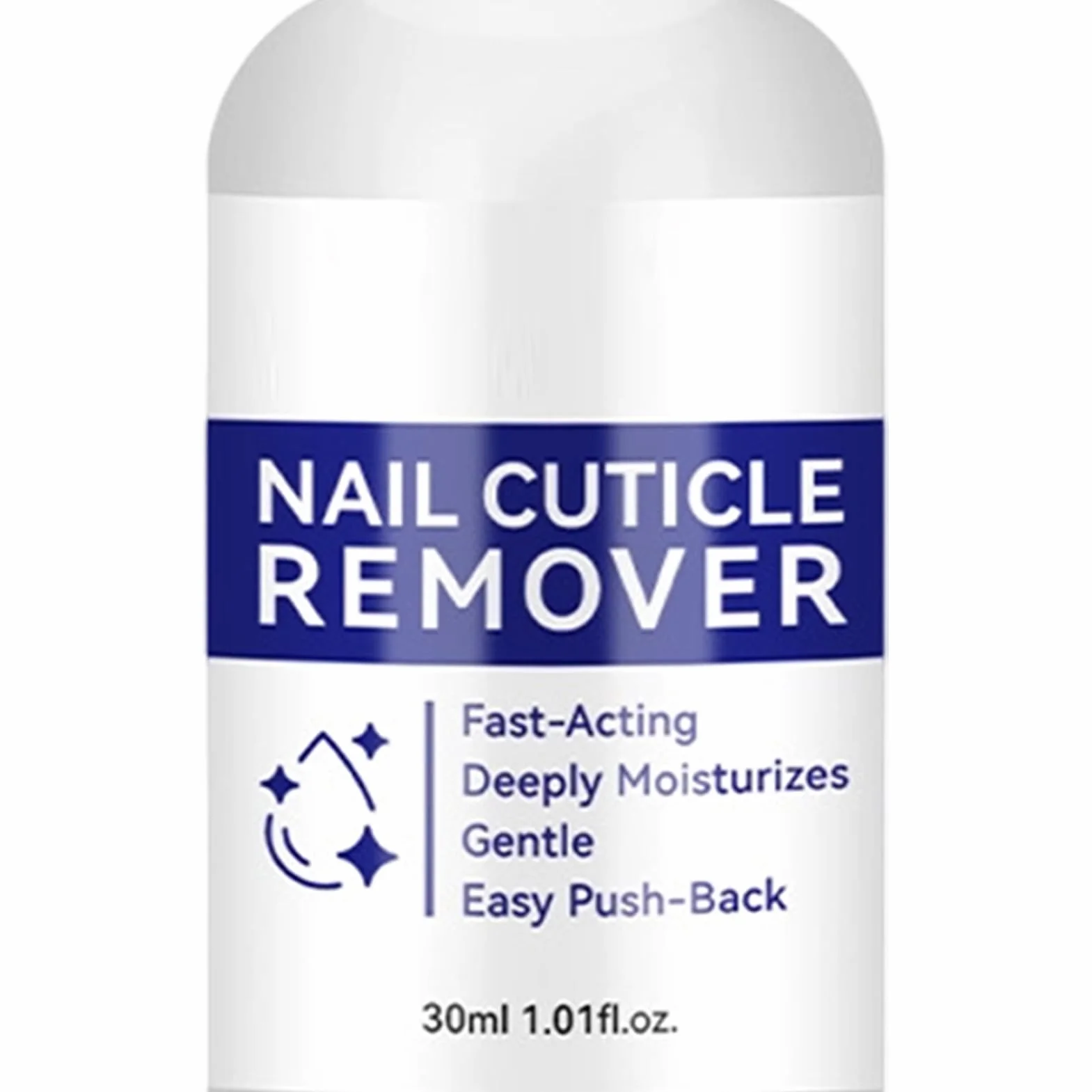 30ml Cuticle Remover Liquid, Hydrating Manicure Tool for Dry, Damaged, or Brittle Nails, Hangnails, Dead Skin, Hands and Feet, Routine, Home or Salon Use, Soft, Smooth, Easy Cuticle Care