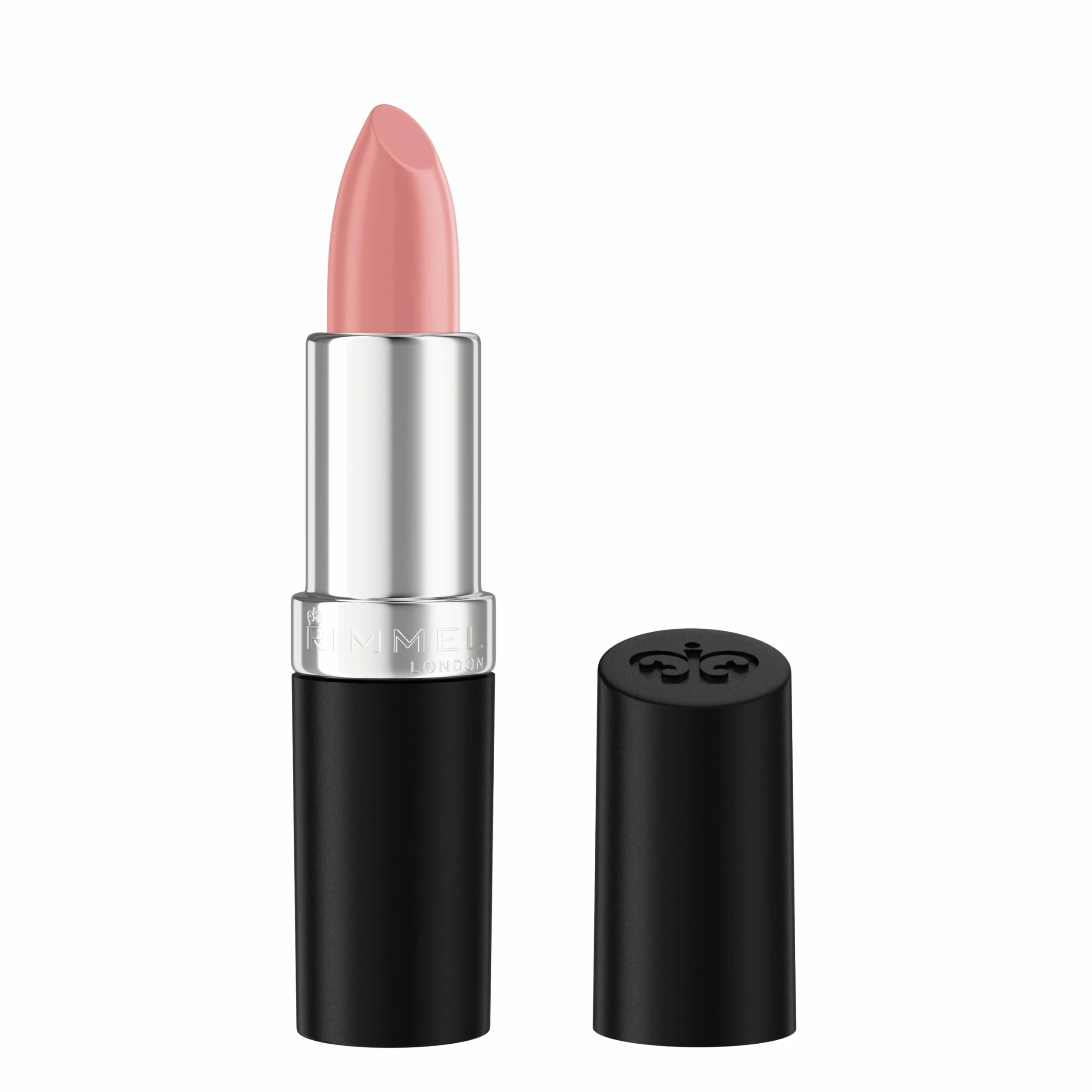 Rimmel London, Lasting Finish Nude Collection Lipstick, Cappuccino Light, długotrwała szminka z masłem aloesowym, natychmiastowe nawilżenie, wegańska formuła, 4g