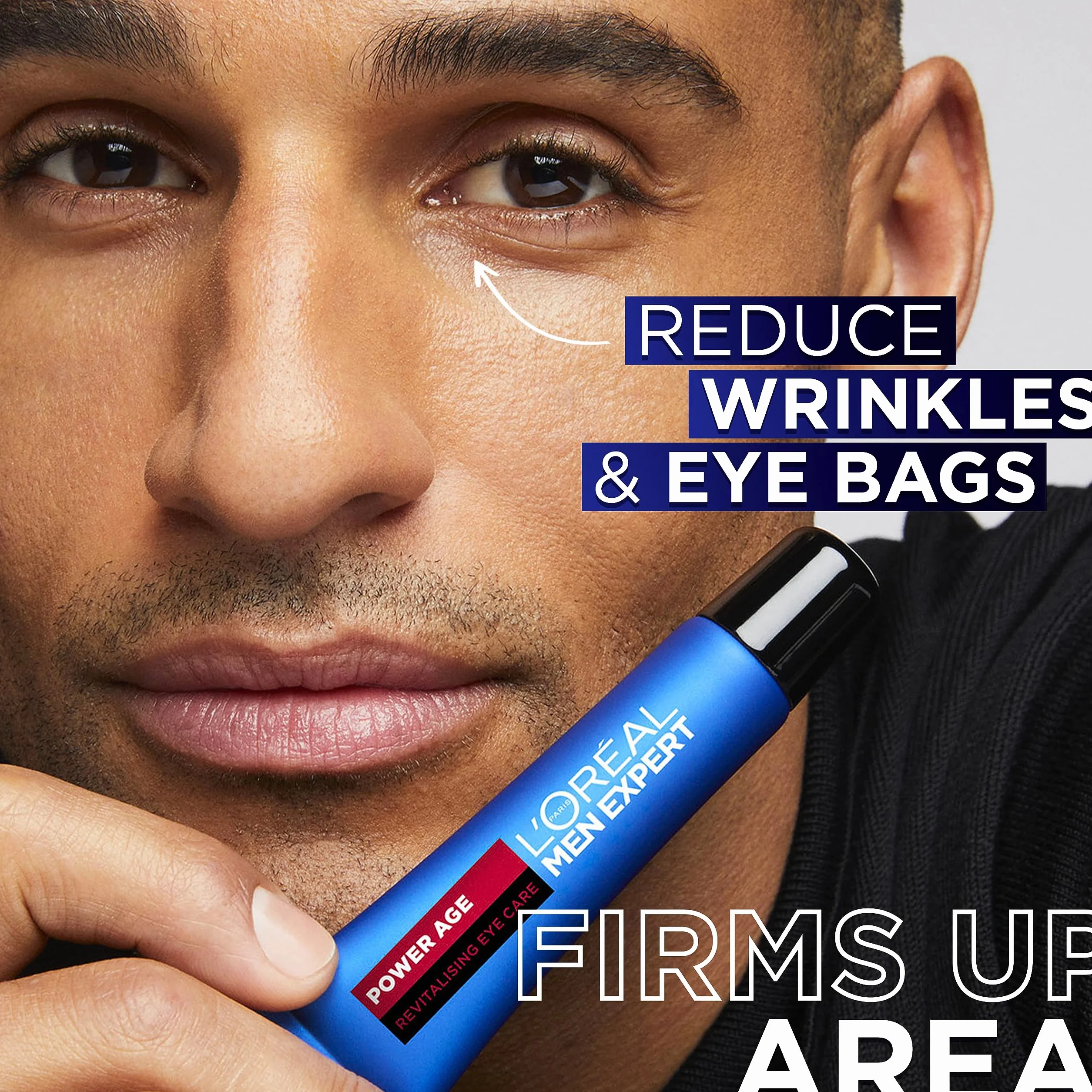 L'Oréal Men Expert Kontur Oczu Anti-Age, zwalcza wczesne oznaki starzenia się, kwasem hialuronowym, 15 ml