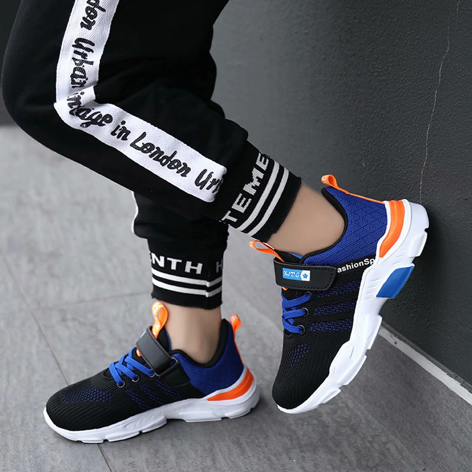 Sneakersy dla chłopców i dziewczynek, buty sportowe dla dzieci, buty halowe, buty do biegania, buty do fitnessu, lekkie, oddychające, antypoślizgowe, rozmiar 27-38 EU