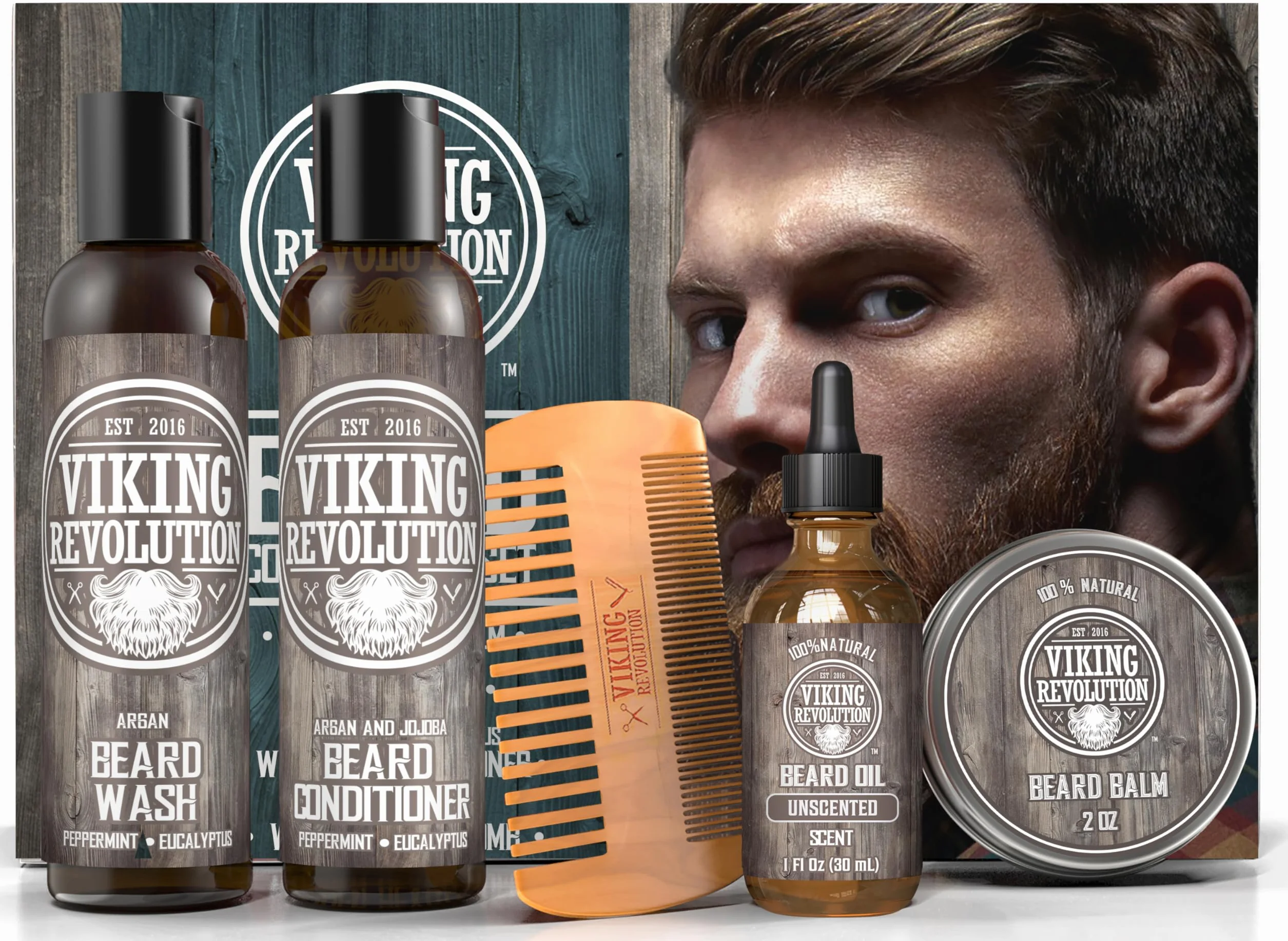 Viking Revolution Beard Care Conditioner Kit
