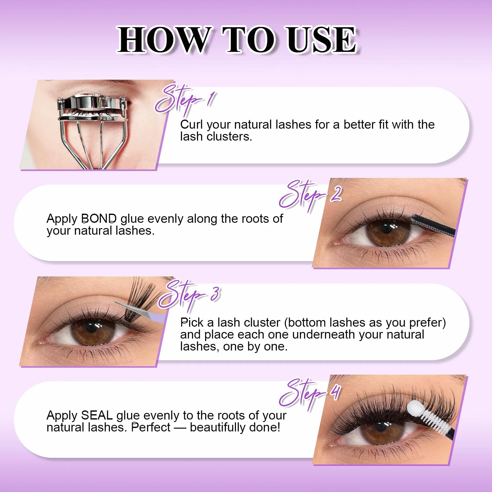Wendy Lashes Lash Bond and Seal 3 w 1 klej do rzęs wodoodporny długotrwały