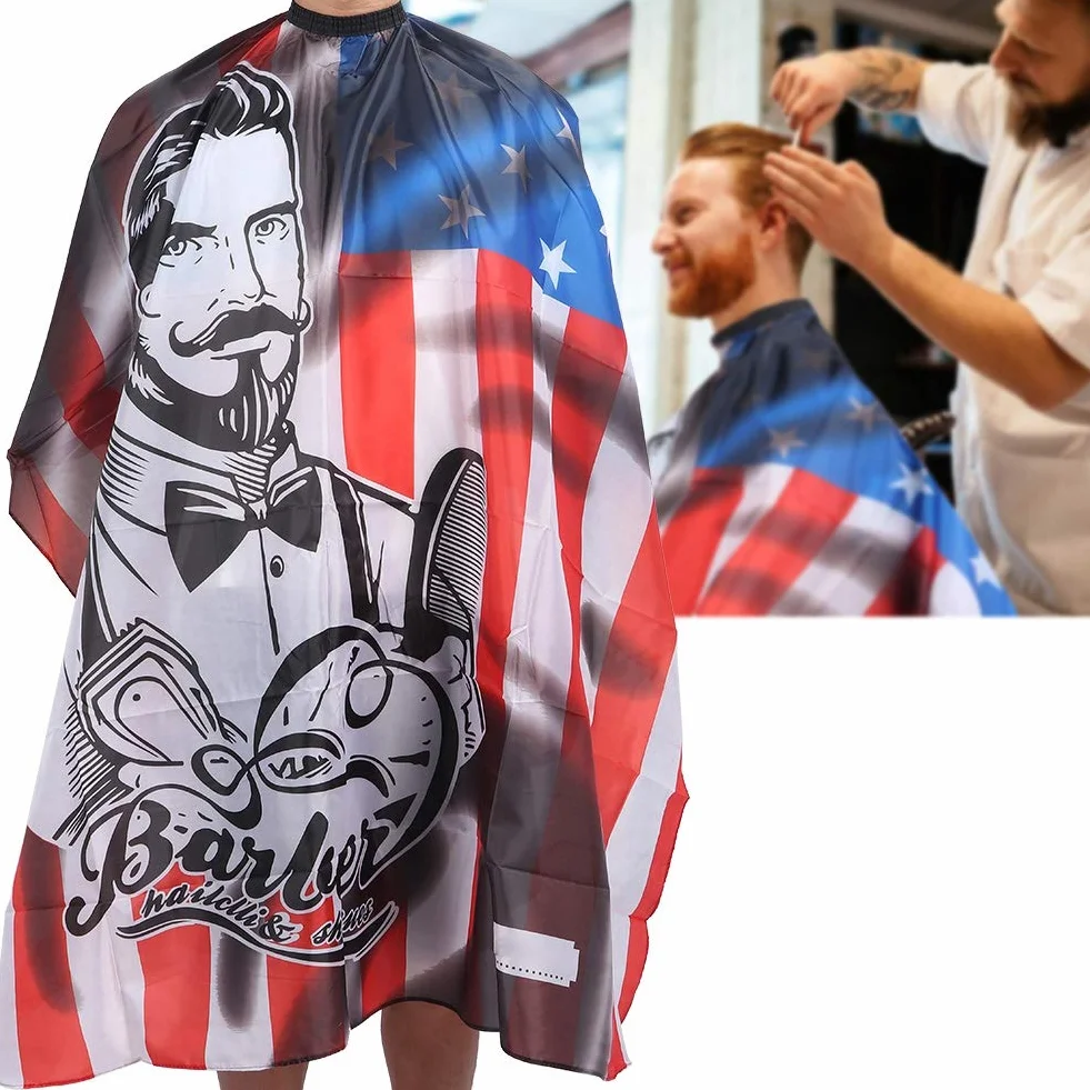 Fartuch salonowy, profesjonalny płaszcz fryzjerski Anti-Stick Haircut Fabric Wodoodporny płaszcz do włosów do fryzur, farb do włosów i trwałej ondulacji