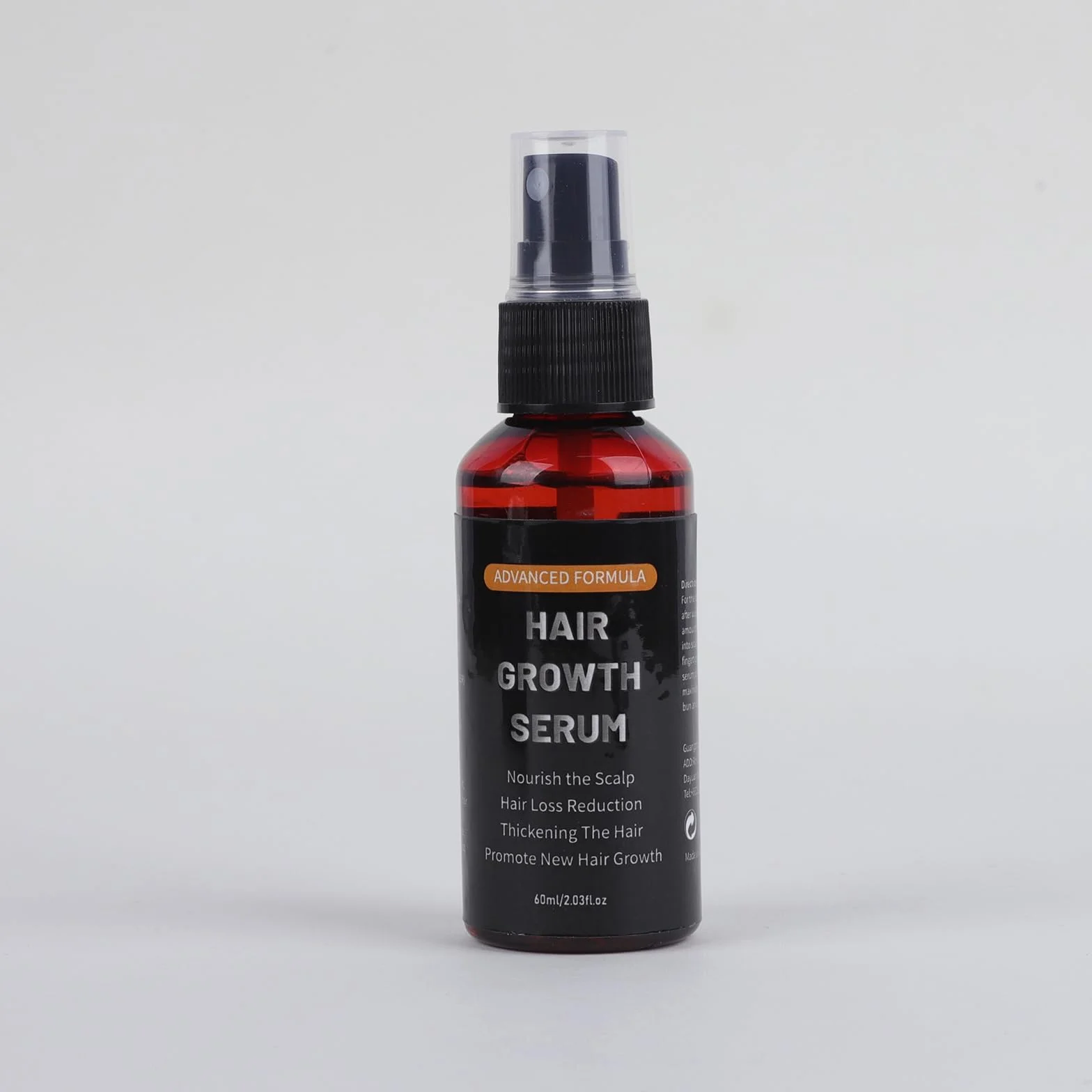 mężczyzn i kobiet spray do wzrostu włosów z olejkiem rozmarynowym,odpowiedni również do wzrostu brody,zmniejsza wypadanie włosów,stymuluje wzrost włosów,łagodny,odświeżający 60 ml