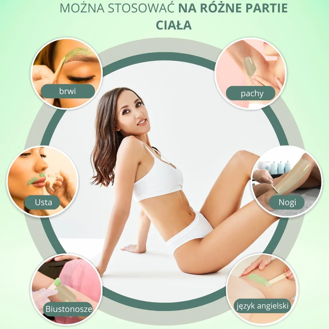 Wosk do depilacji 1kg SELAS. Do wyboru Naturalny, Dzika róża lub Aloe Vera. Wykonane z naturalnych i zrównoważonych produktów. (Aloes) Goracy wosk, granulki wosku, depilacja woskiem