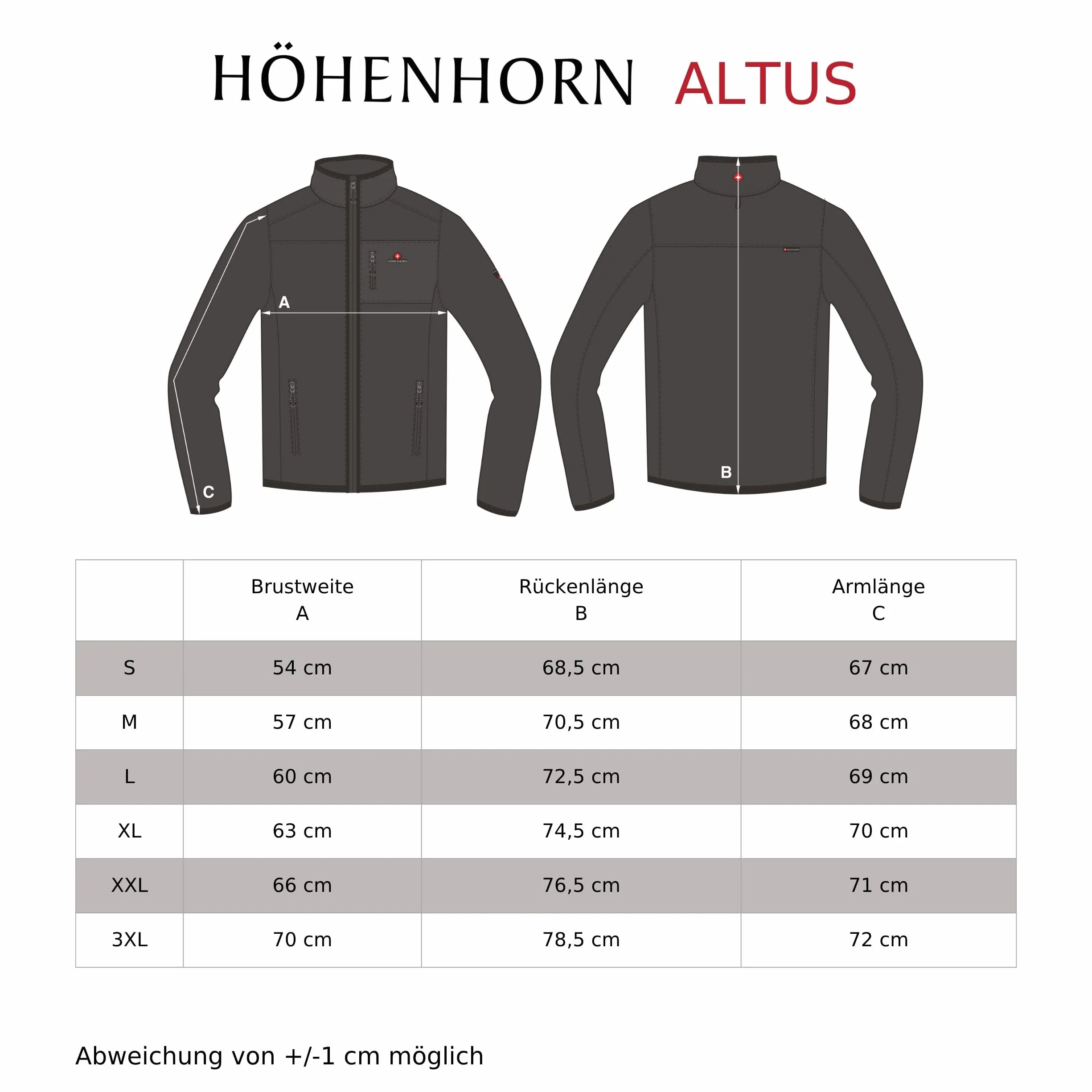 Höhenhorn Altus Męska kurtka softshellowa Outdoor Function wodoodporna