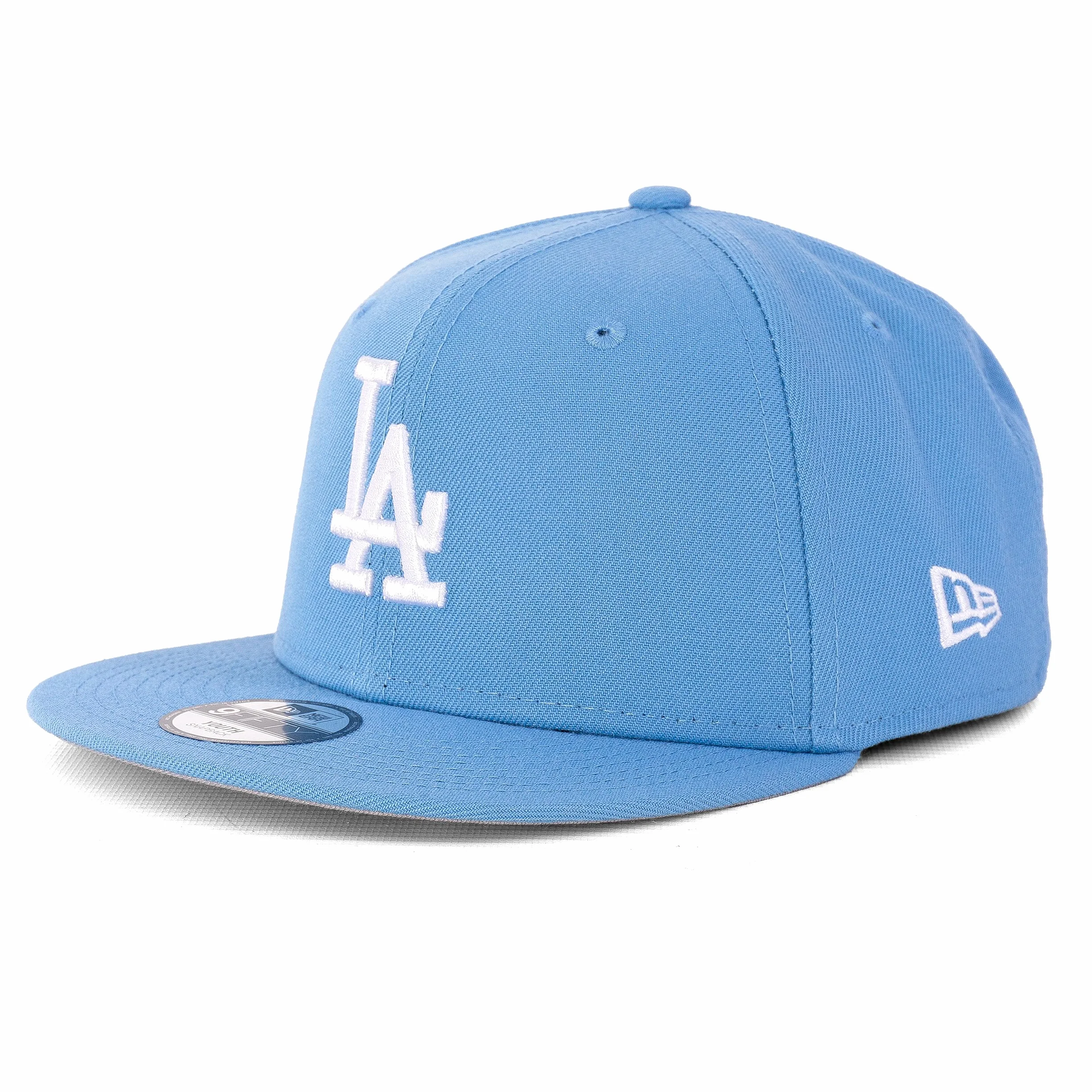 New Era Kids Caps – czapka dziecięca – czapka bejsbolowa – 9FIFTY Snapback – NFL – MLB – NBA, los angeles dodgers sky, jeden rozmiar