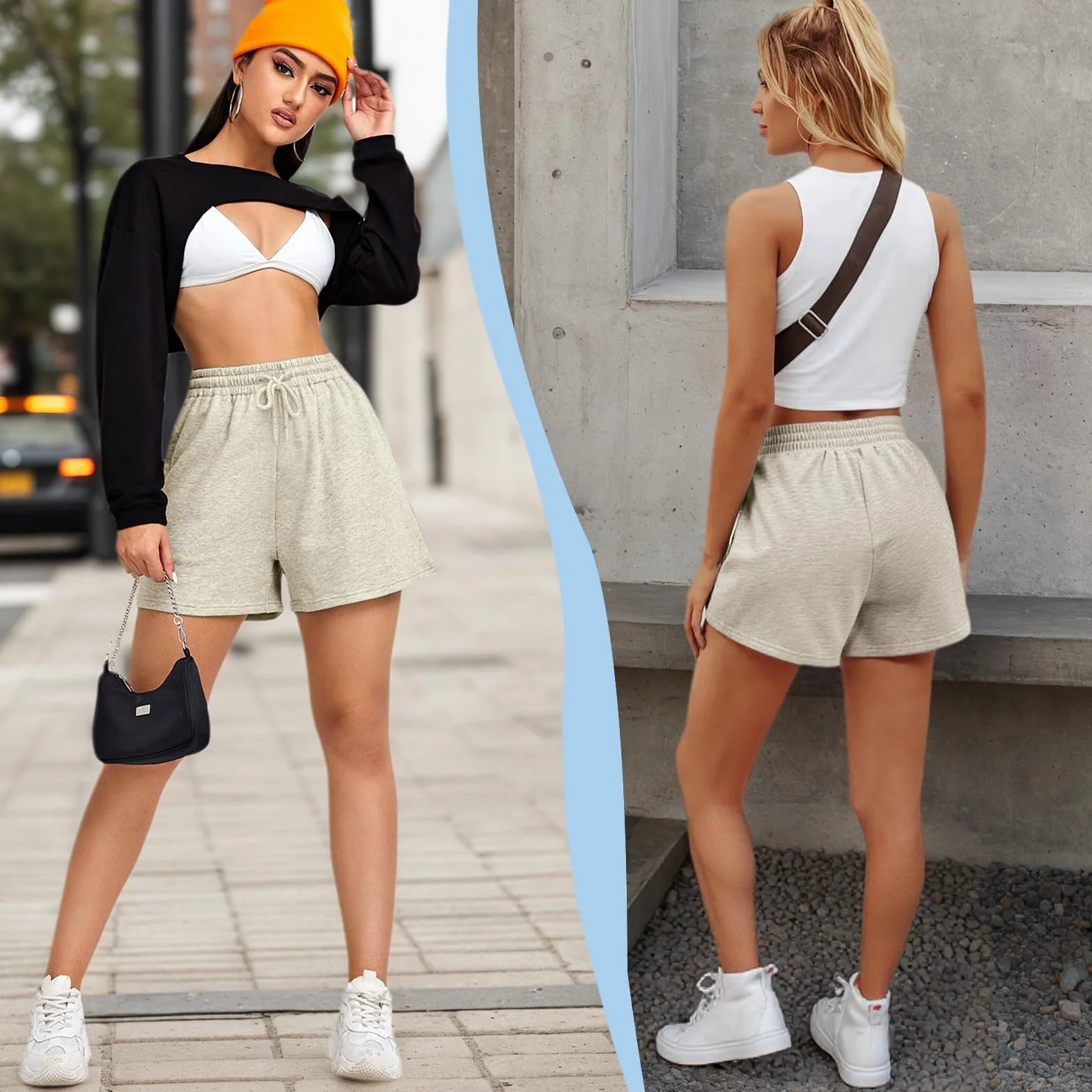 Letnie spodenki sportowe damskie spodenki gimnastyczne spodenki do biegania wygodne spodnie treningowe z kieszeniami do joggingu sportu jogi fitness