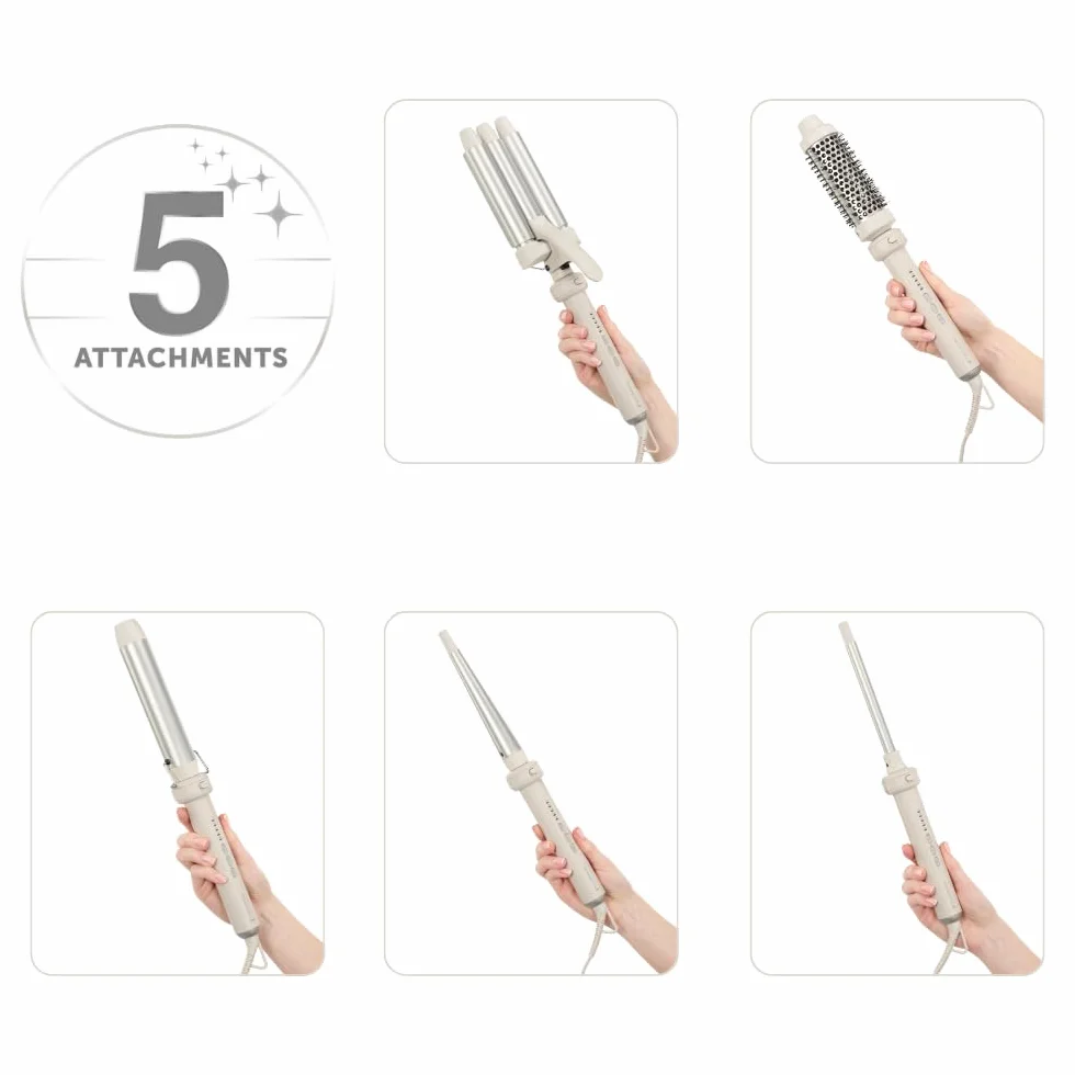 Remington lokówka do włosów 5w1 multistyler CI41MS5 ceramiczne końcówki 13-33mm LED 130-210°C