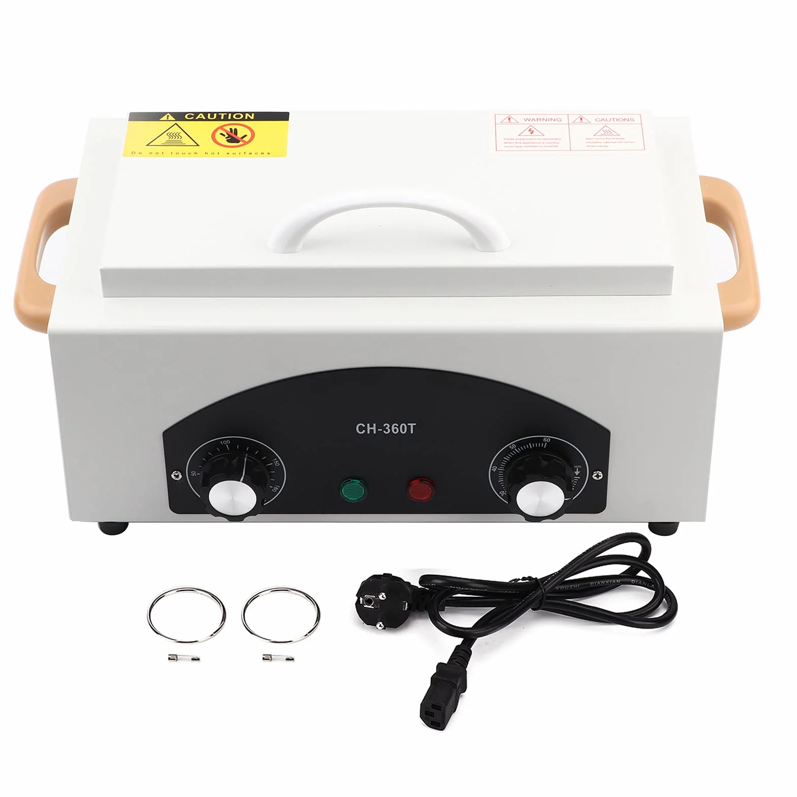 Sterylizator gorącym powietrzem, 300 W, sterylizator na sucho, regulacja temperatury, dezynfekcja instrumentów, kosmetyków, pielęgnacji stóp, narzędzia do sterylizacji paznokci