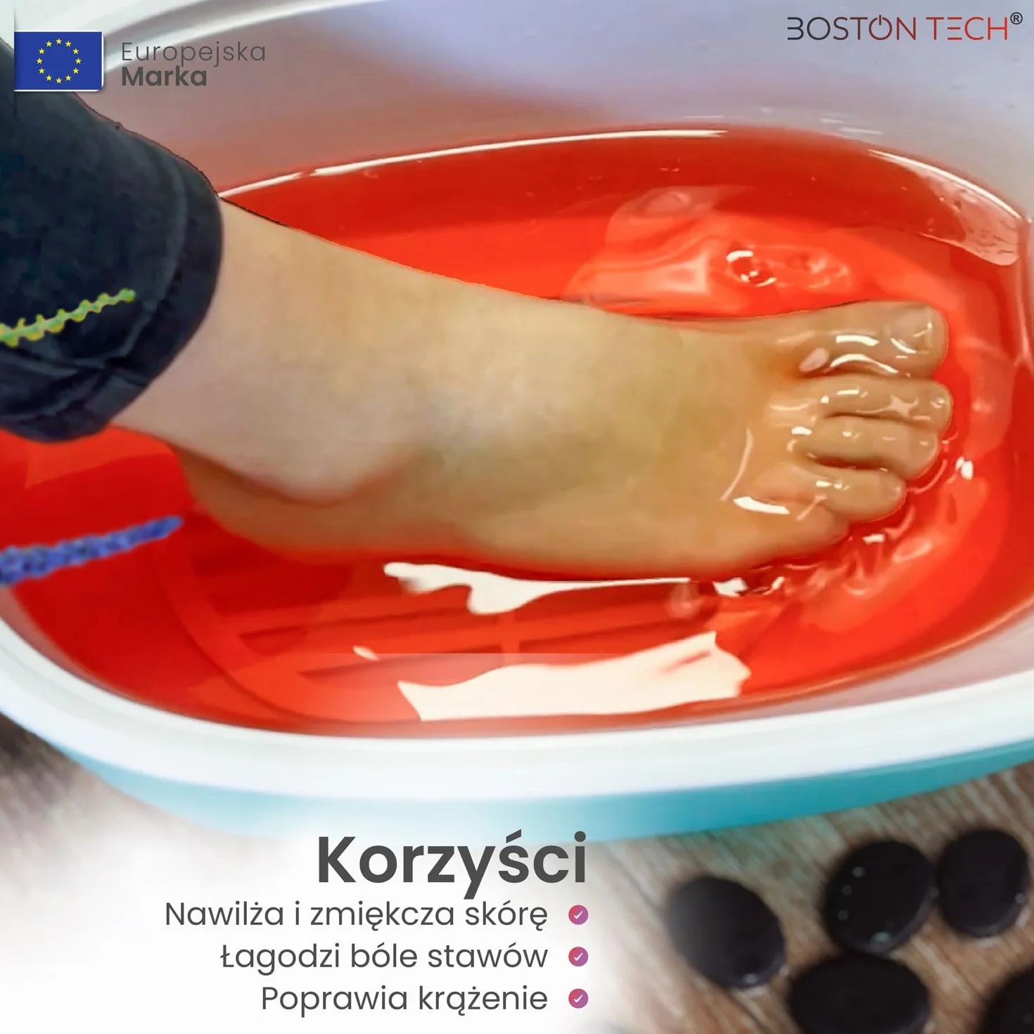 Kąpiel parafinowa do rąk i stóp firmy Boston Tech® | Łagodzenie bólu mięśni i zapalenia stawów | Nawilża, zmiękcza i ożywia skórę | Pojemność 5L + 2 bloki woskowe (900g) + akcesoria premium