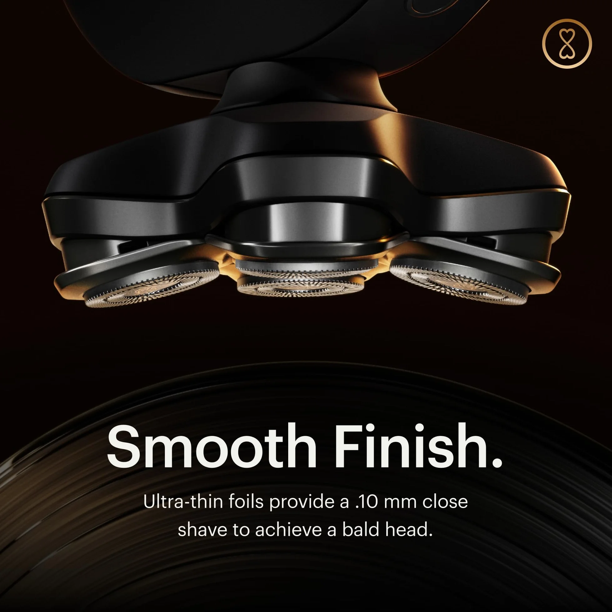 MANSCAPED® Golarka Dome Shaver™ PRO dla łysych mężczyzn – pięć obrotowych ostrzy z technologią SkinSafe® i FlexAdjust, wodoodporna, ładowanie USB-C z blokadą podróżną