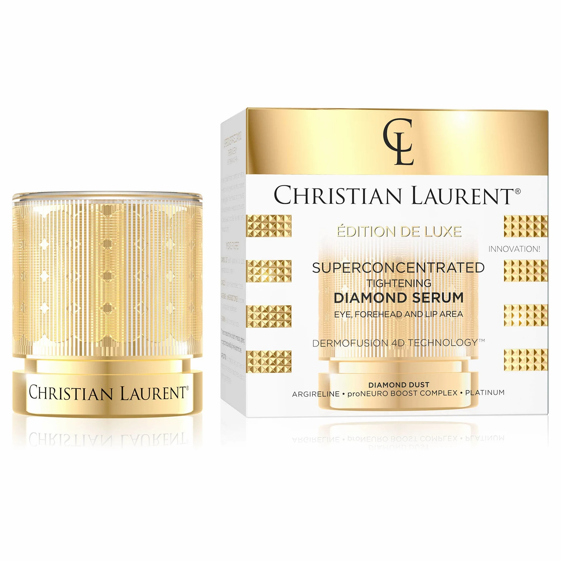 Christian Laurent 30 ml krem do pielęgnacji oczu, przeciwzmarszczkowy, przeciwzmarszczkowy, ujędrniający do twarzy, czoła i ust, redukuje cienie pod oczami dla kobiet, efekt przeciwzmarszczkowy,