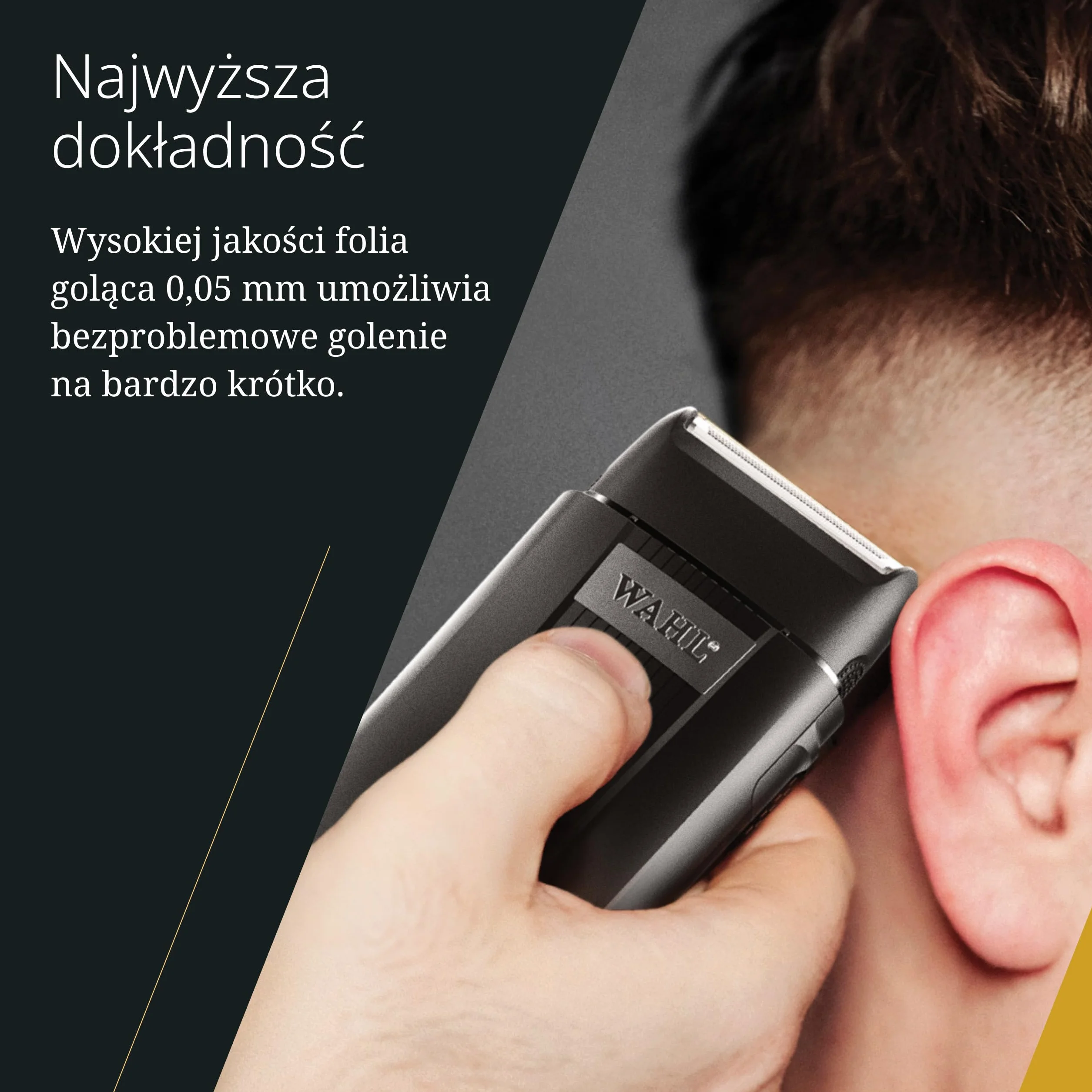 Wahl Super Close - Narzędzie wykończeniowe, golarka dla precyzyjnych zanik