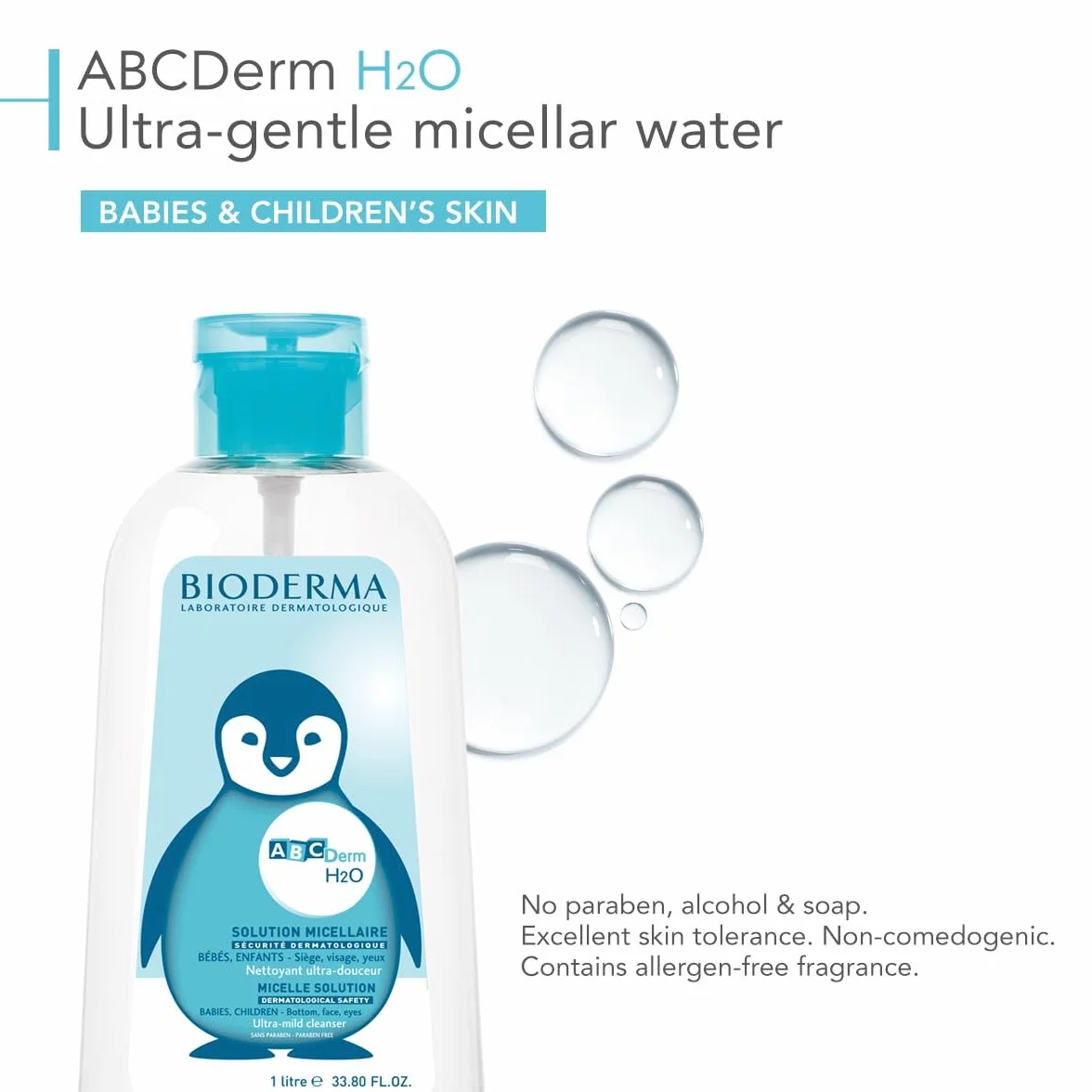 ABCDERM MICELLAIRE H2O Solution 1000 ml