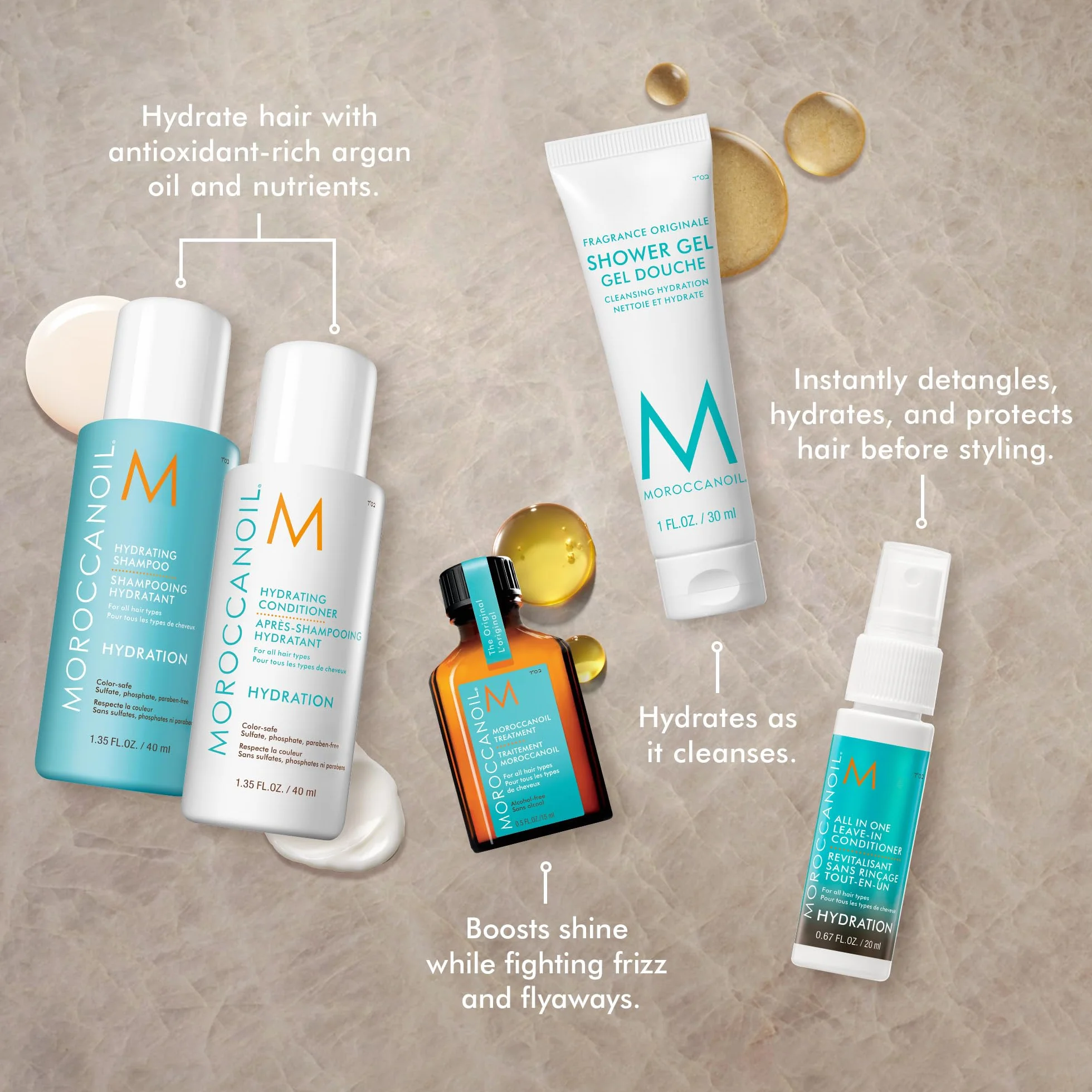 Moroccanoil Mini bestsellery - zestaw próbek deluxe