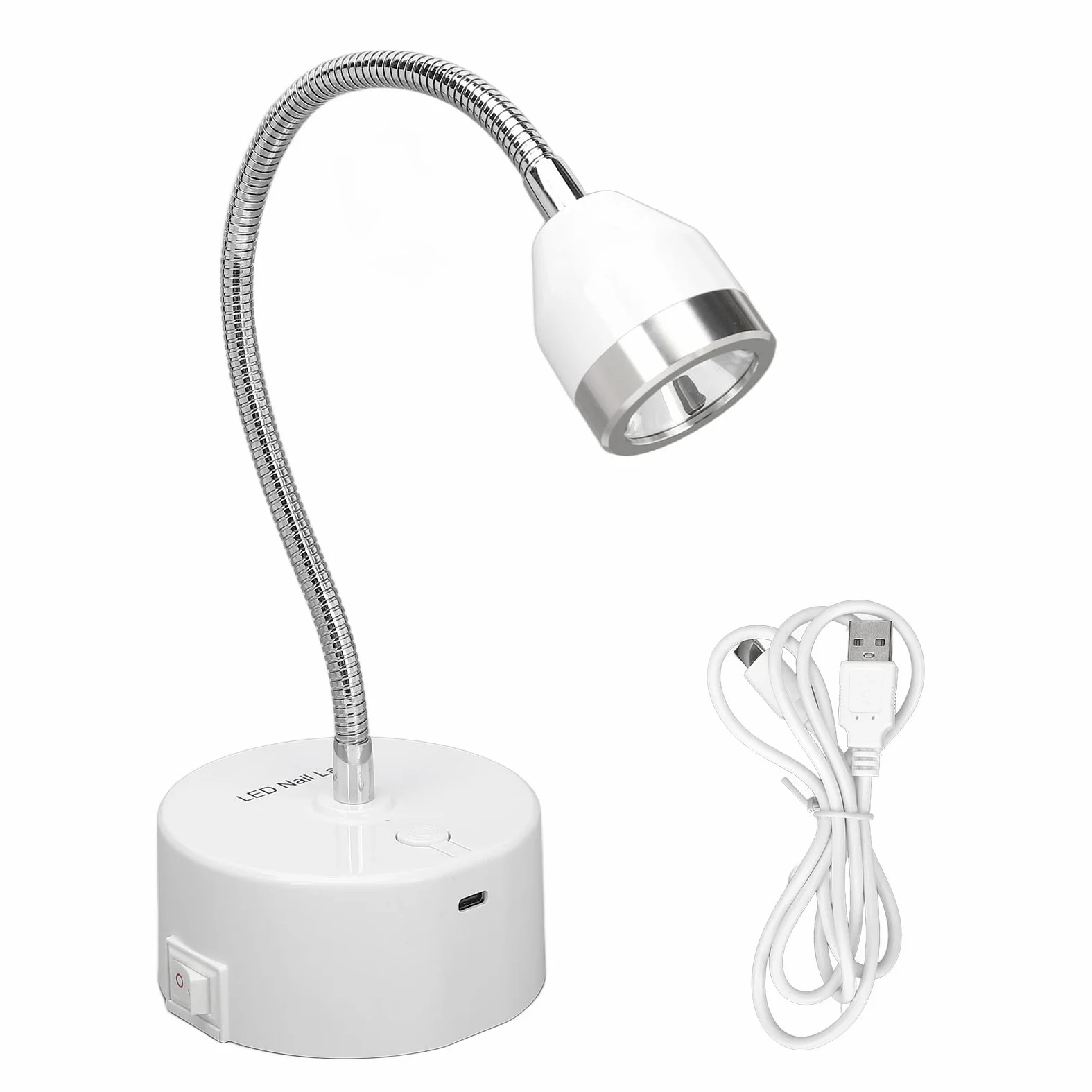 Mała Lampa UV LED do Paznokci, Lampa do Utwardzania Kleju Ultrafioletowego Przenośne 3 szt. Chipy świetlne do Domu dla Technika Paznokci