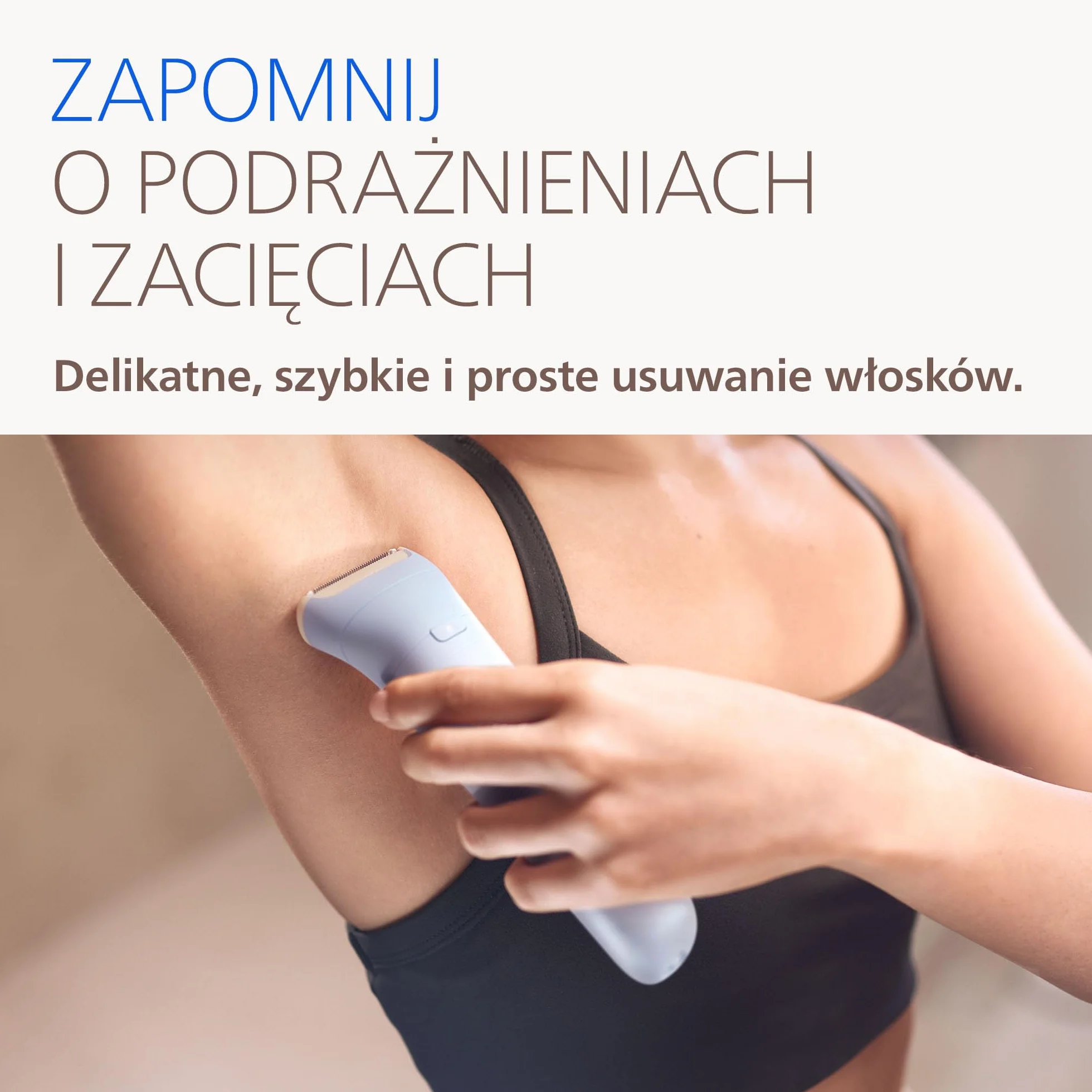Philips Depilator z serii 8000 – bezprzewodowy depilator do użytku na mokro i na sucho, technologia ProGuide, 5 akcesoriów w zestawie, czas pracy do 60 minut, model BRE709/00