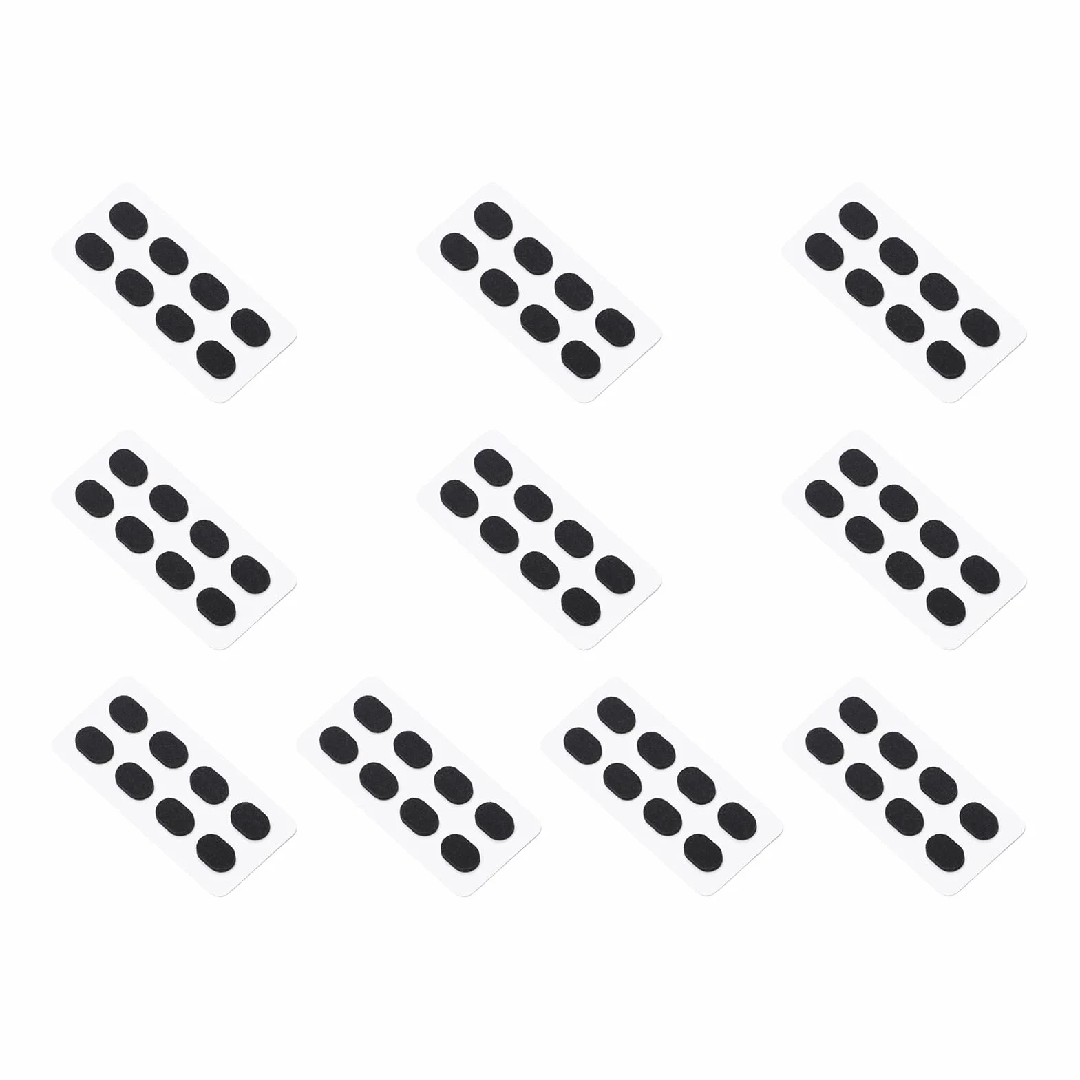 Eyeglass Nose Pads, Non Slip Grips, Soft Foam Stickers, 40 Pair Self Adhesive Set, Comfortable Glasses Support, For Work Makeup Sports Commuting Travel Use, 0.35x0.24x0.06 inches