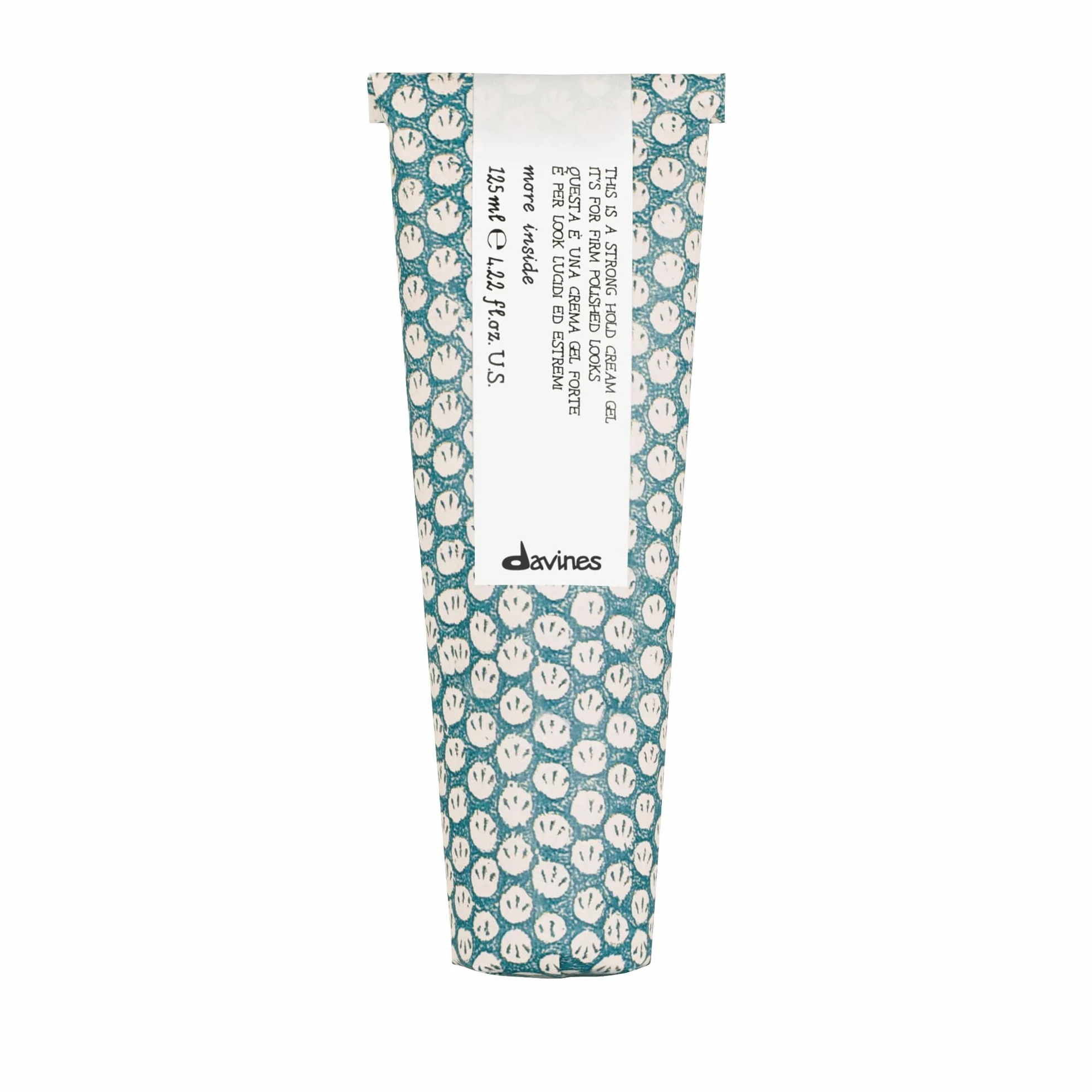 Davines More Inside This Is A Strong Hold Cream Gel (For Firm Polished Looks) 125 ml