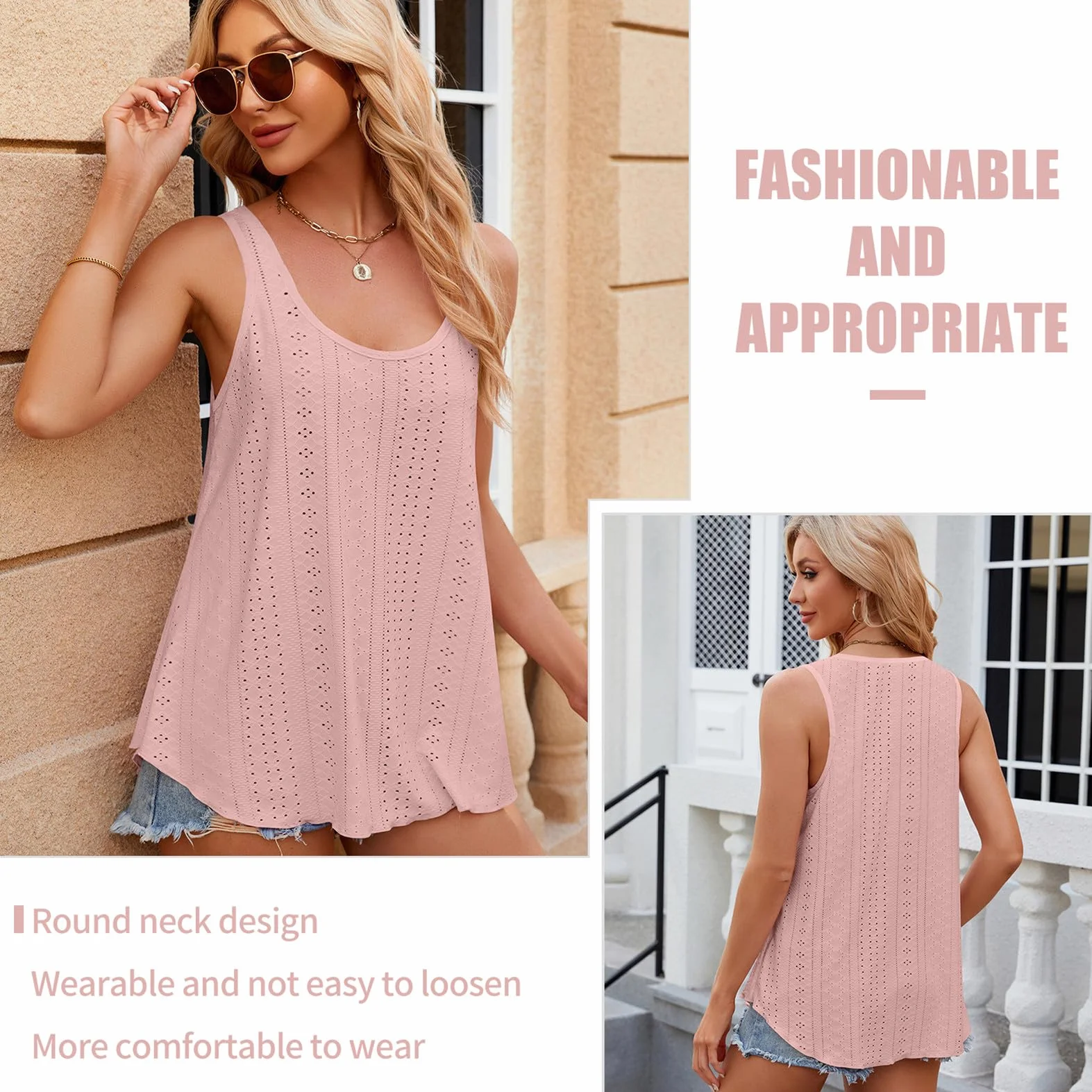 Tank Top damska letnia koszulka na ramiączkach, damska bluzka bez rękawów, lekka, elegancka, podkoszulek damski, luźny, okrągły dekolt, koszulka damska typu Camisole, S-XX