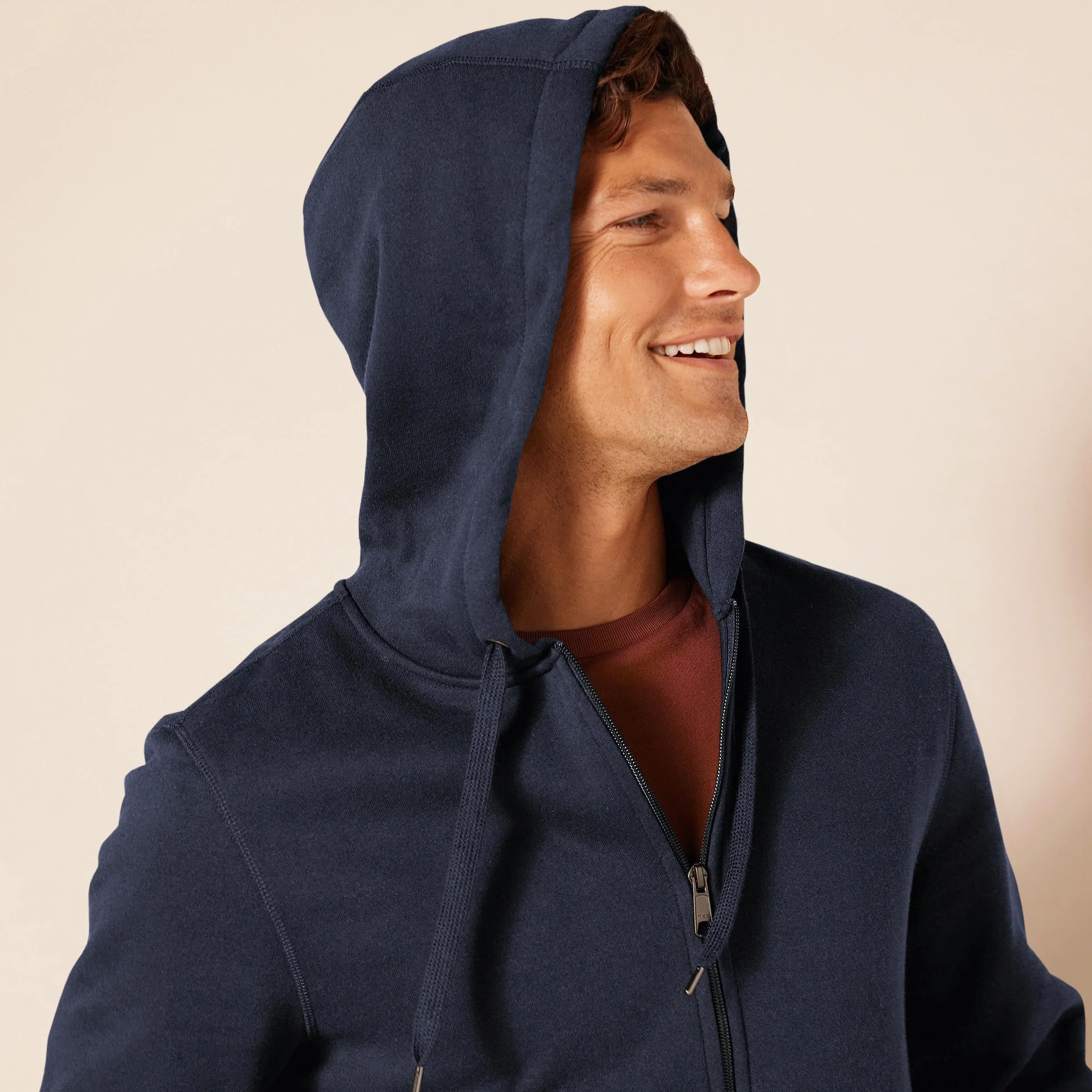 Amazon Essentials Mężczyźni Bluza polarowa z kapturem na zamek błyskawiczny (dostępna w wersjach Big i Tall)