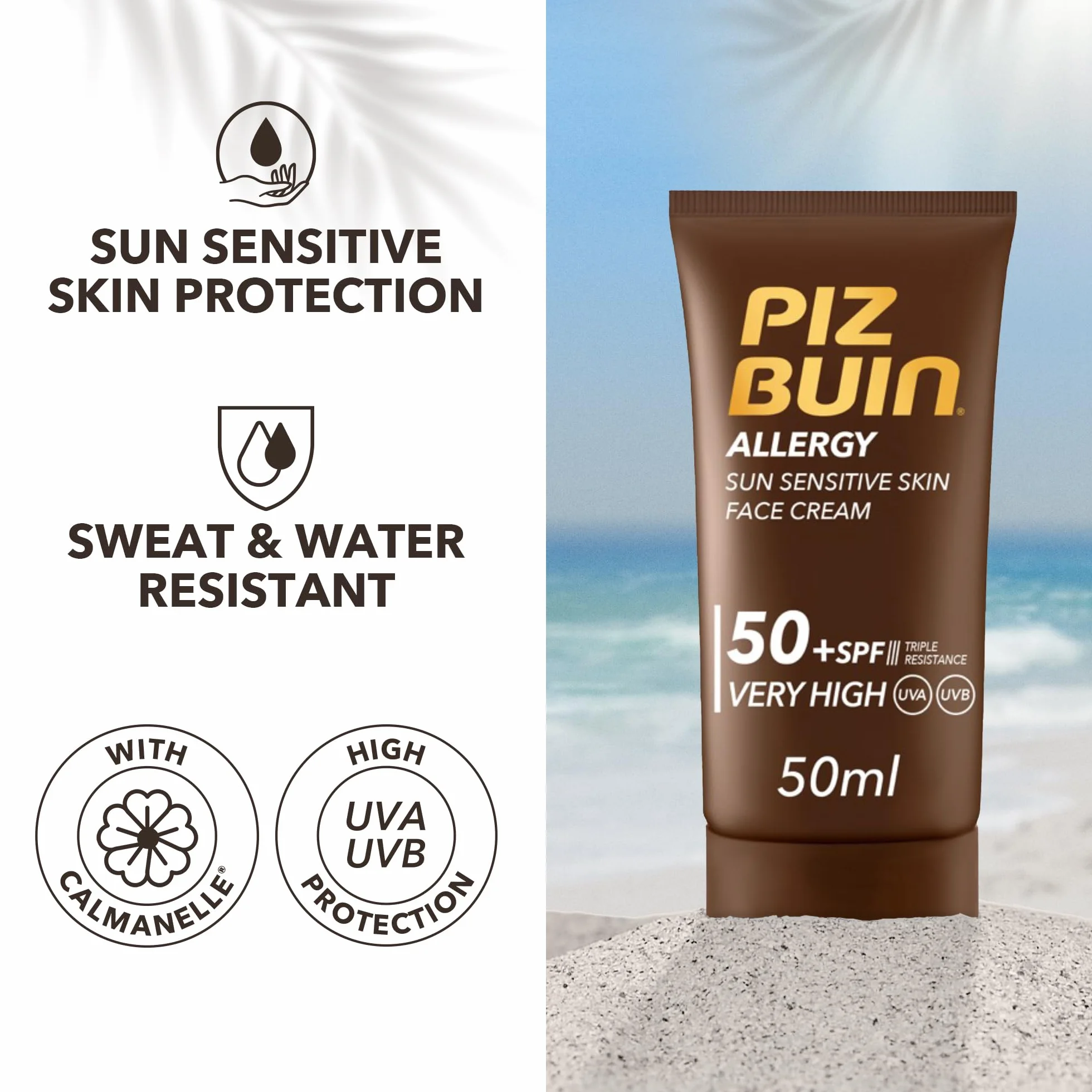 Piz Buin Allergy krem do twarzy SPF50 50 ml