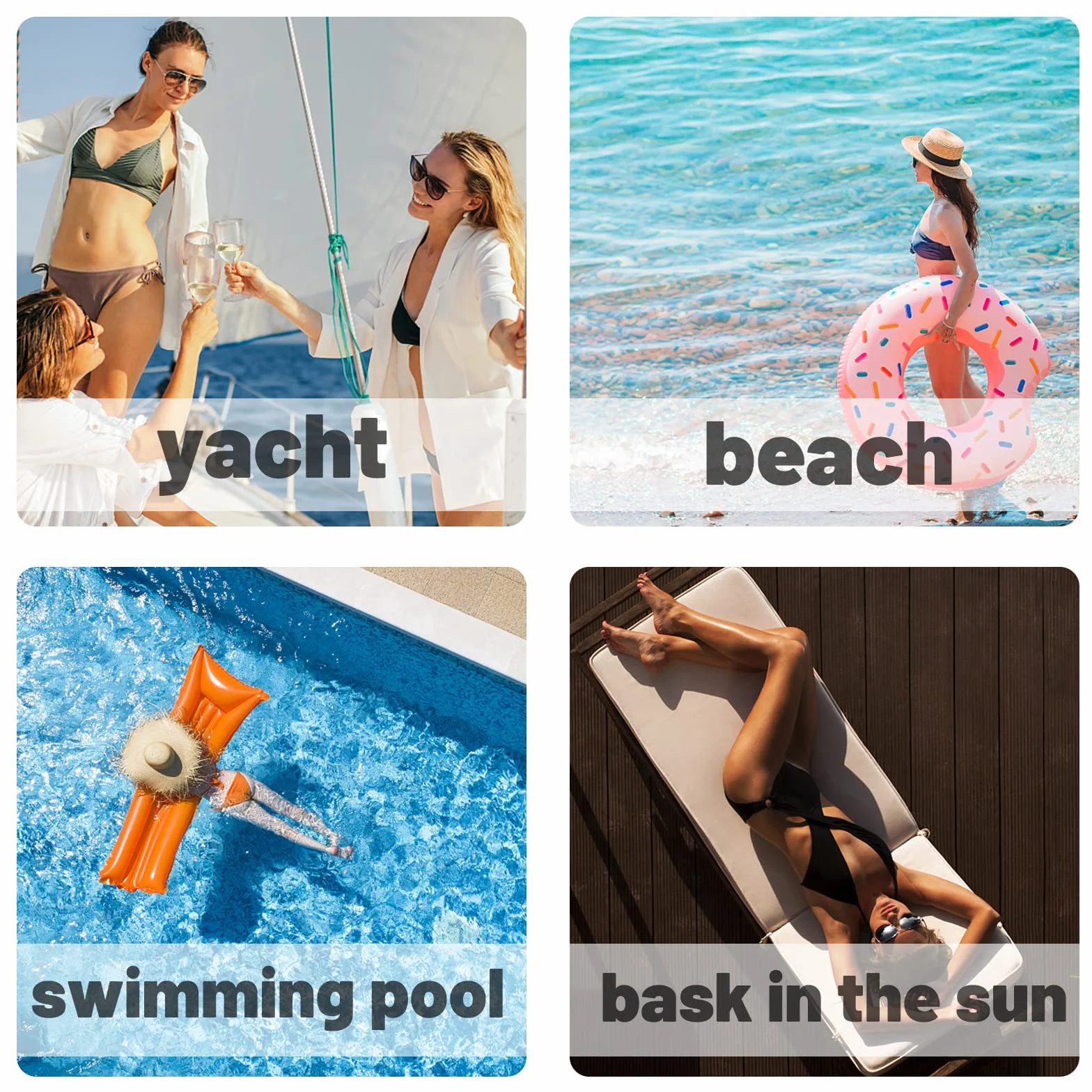 Tuopuda Zestaw bikini Push Up, seksowny damski dwuczęściowy strój kąpielowy, wyszczuplający brzuch, wiązany, dekolt w serek, góra od bikini ze sportowym dołem, regulowany kostium plażowy