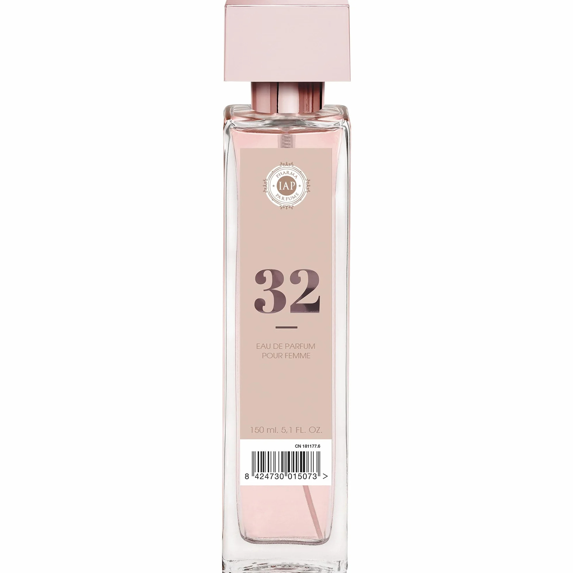 IAP PHARMA PARFUMS nº 32 - Eau de Parfum kwiatowy z rozpylaczem dla kobiet - 150 ml