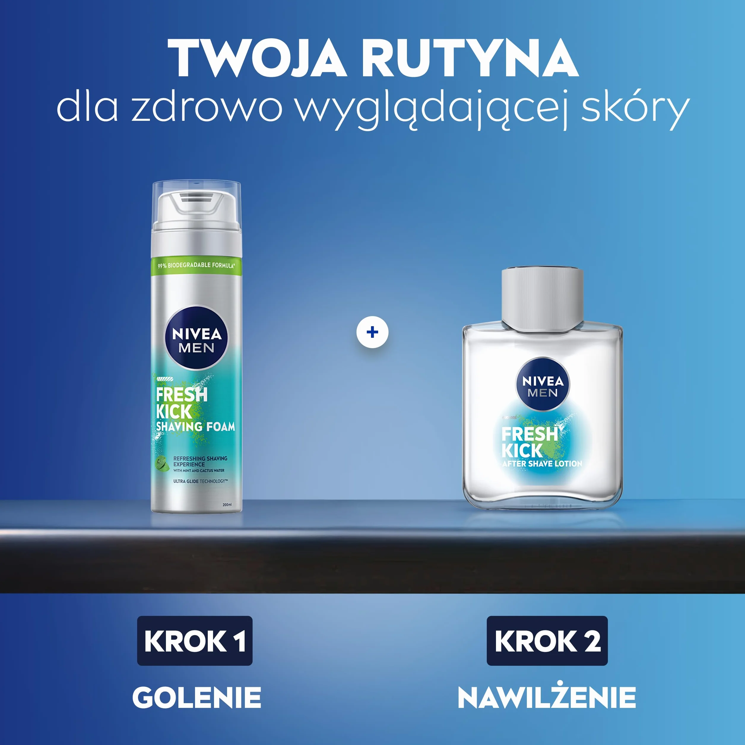 NIVEA MEN Fresh Kick Odświeżająca woda po goleniu z miętą i wodą kaktusową 100 ml