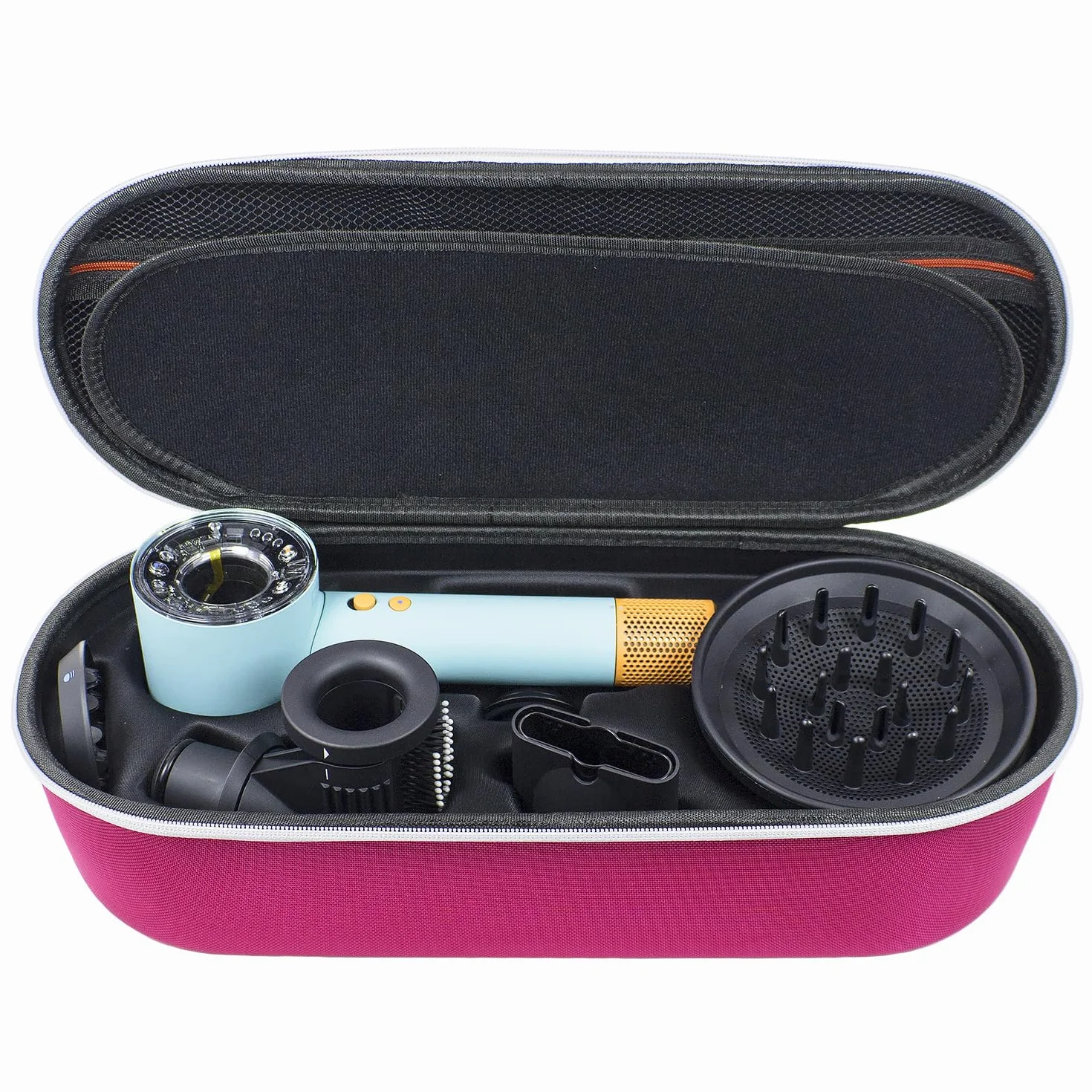 Twarde etui podróżne kompatybilne ze Dyson Supersonic Nural HD16 (Straight+Wavy), Tylko Etui - YC86003