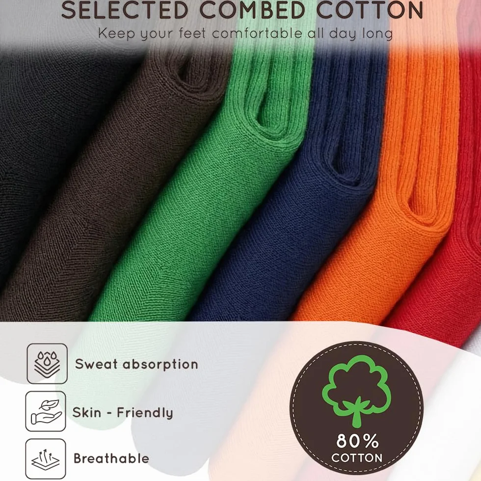 Mysocks Unisex Knee High Plain Socks