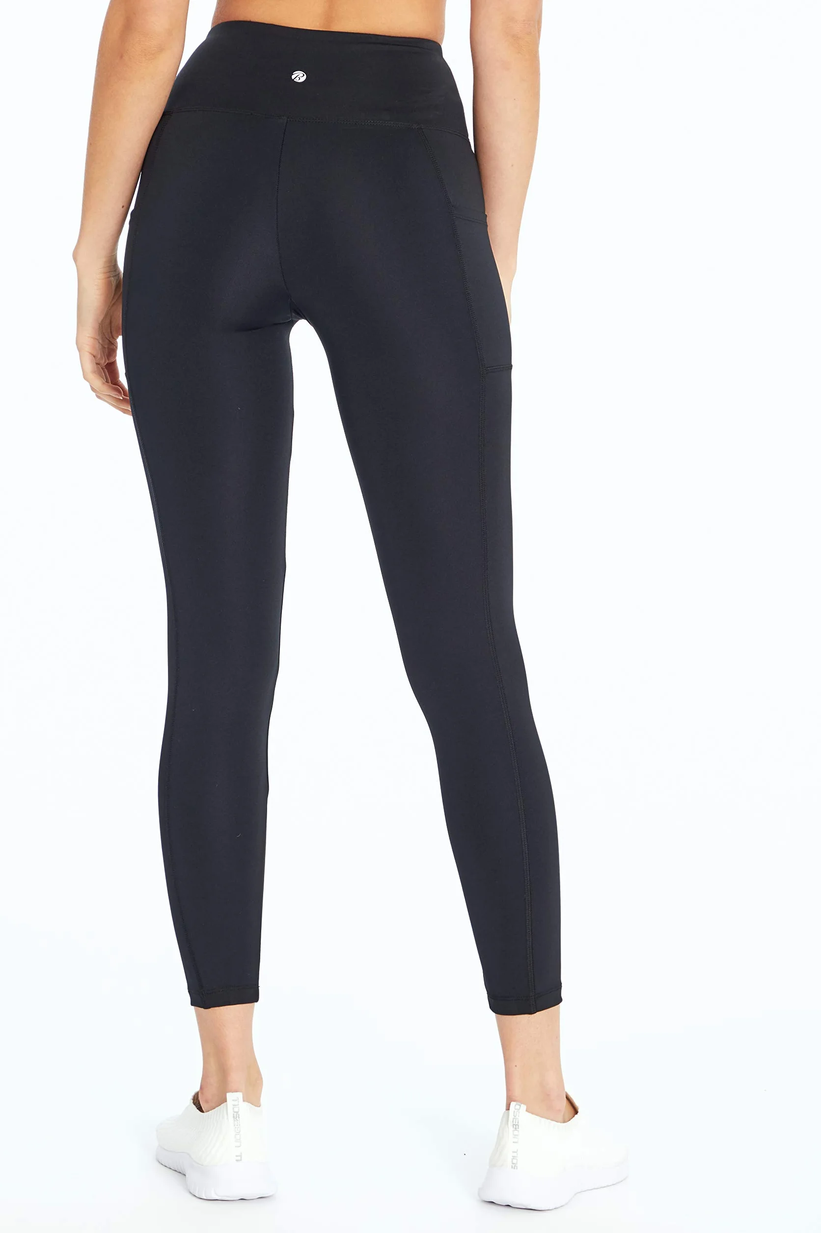 Bally Damskie legginsy z wysokim stanem z kieszeniami
