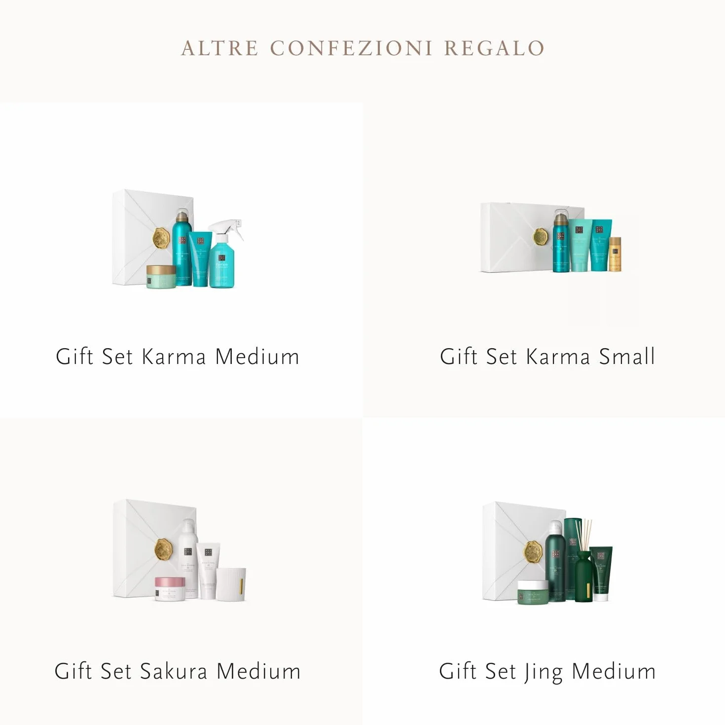 RITUALS Zestaw upominkowy Soothing Treat z serii The Ritual of Karma, zawiera: piankę pod prysznic, krem do ciała, peeling do ciała, olejek do ciała, 1112243