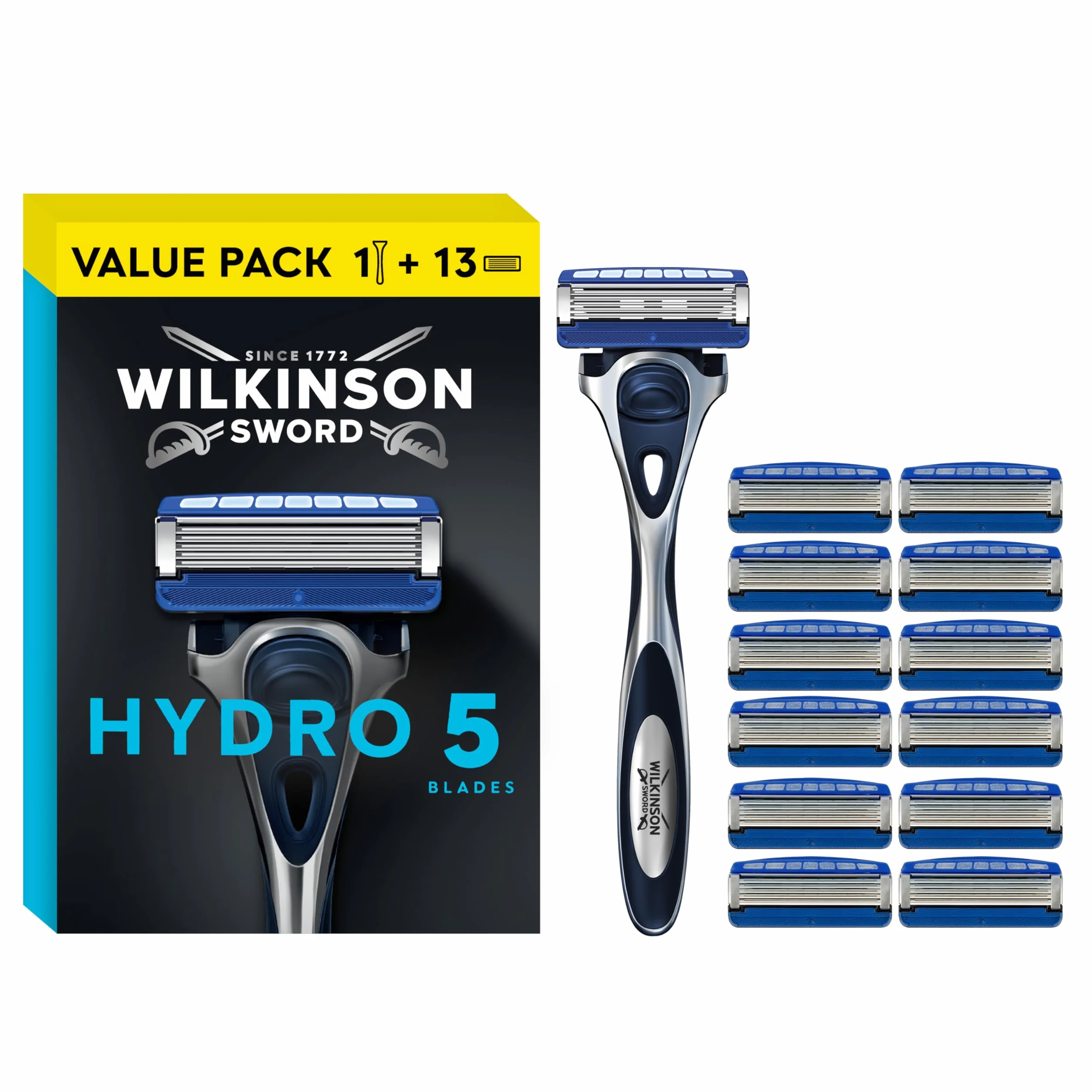 Wilkinson Sword Hydro 5 Skin Protection Maszynka do Golenia, 1 + 13