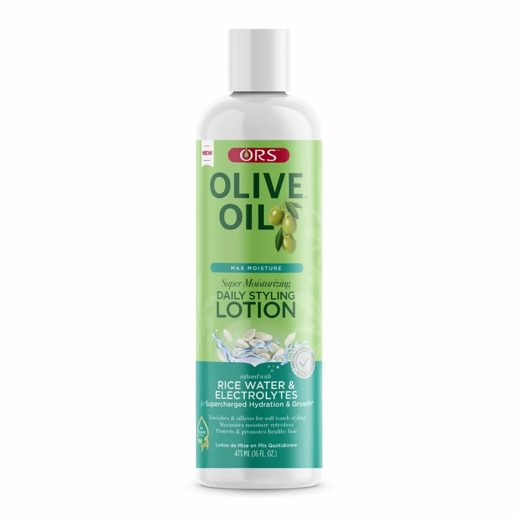 Ors Olive Oil Daily Styling Lotion Super Moisturizing 16 Ounce (473ml) Pack of 2