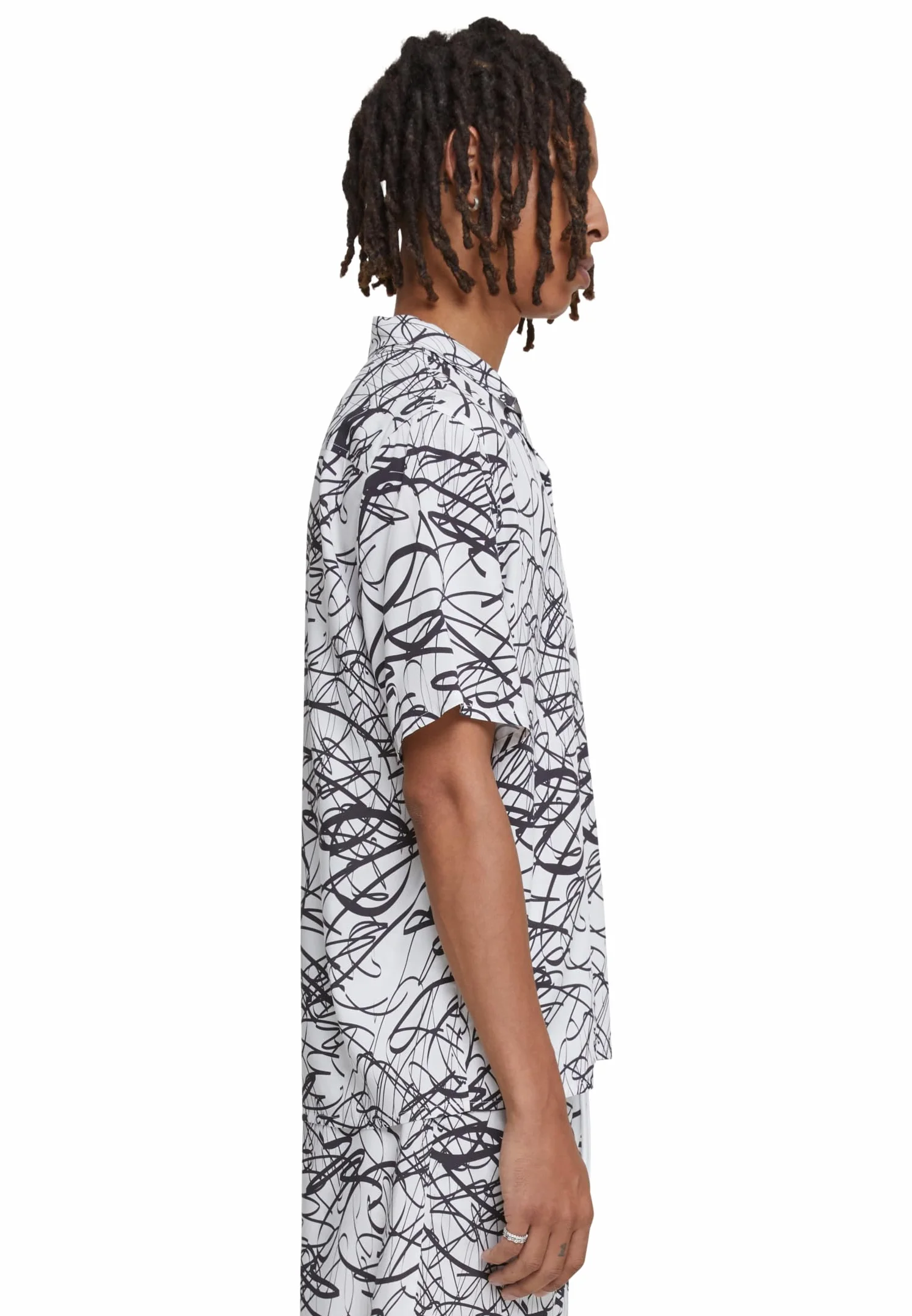Urban Classics Koszula Mężczyźni Tb4150-viscose Aop Resort Shirt
