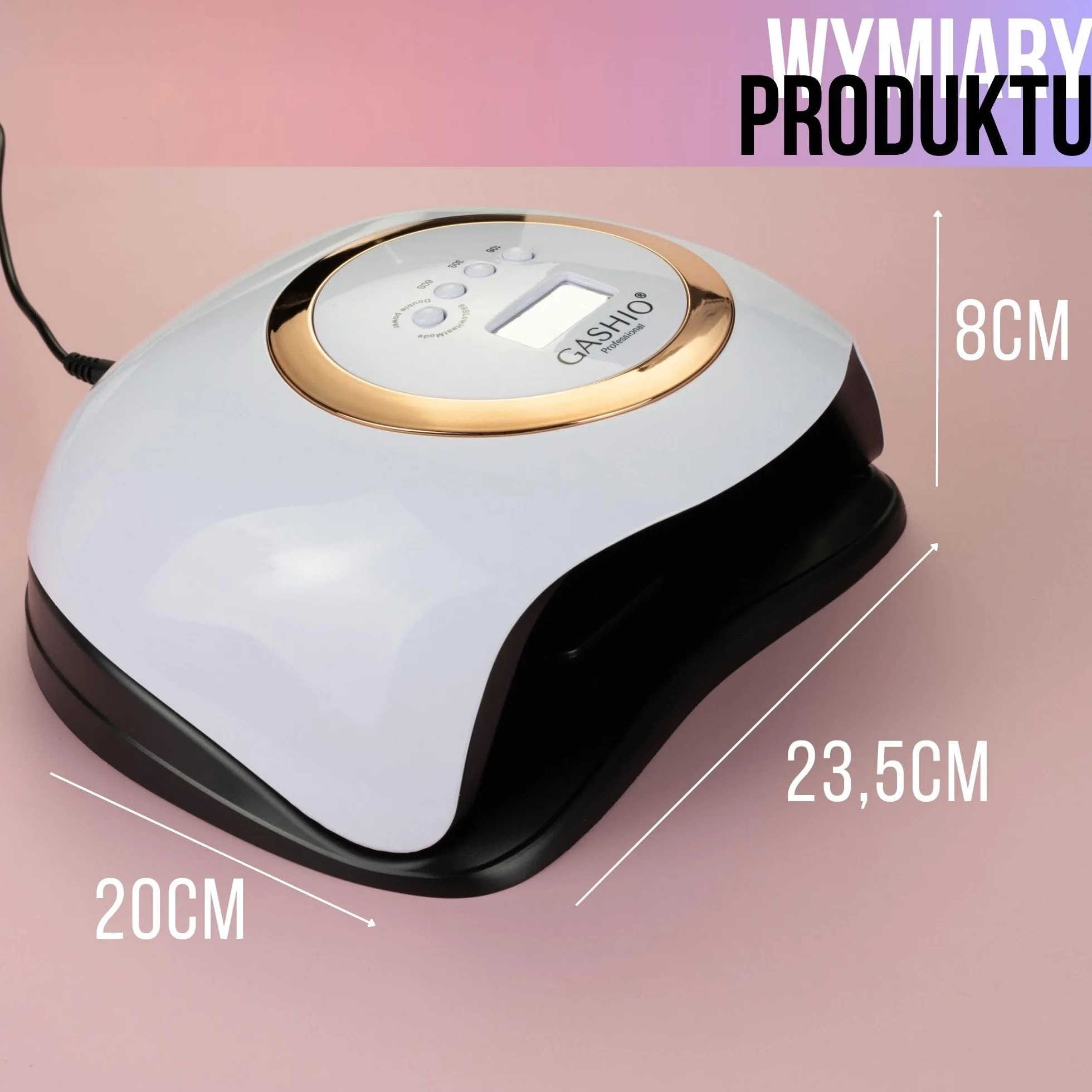 Lampa UV do paznokci żelowych – lampa UV LED do paznokci żelowych – lampa LED do paznokci – suszarka do paznokci LED – lampa do paznokci z timerem i czujnikiem – suszarka do paznokci do