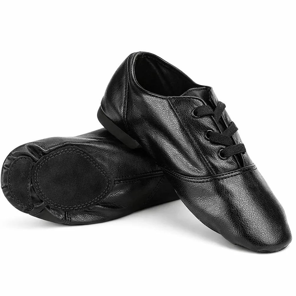 Alomejor Jazz Dance buty wysokiej jakości PU Jazz buty elastyczne Slip-On Jazz buty dla dorosłych