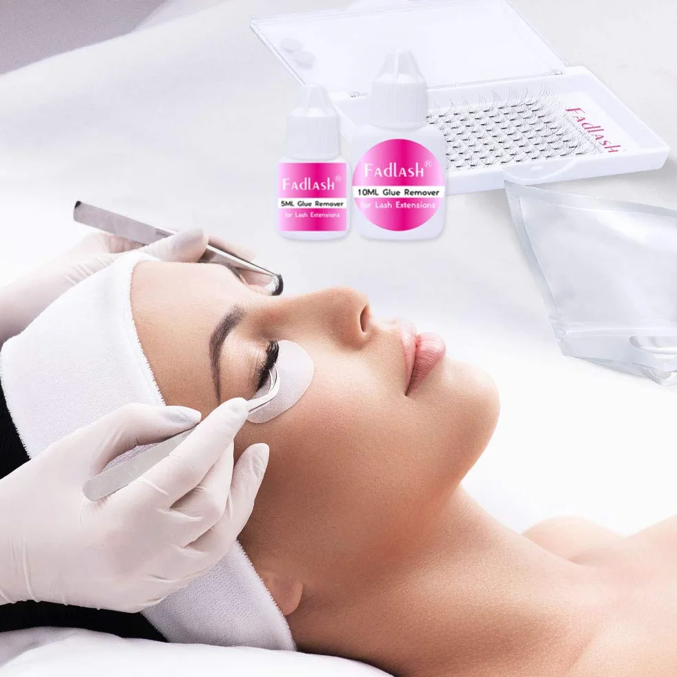 FADLASH Zmywacz kleju do przedłużania rzęs 5ml Profesjonalny kremowy zmywacz kleju do przedłużania rzęs (zmywacz kleju-5ml)