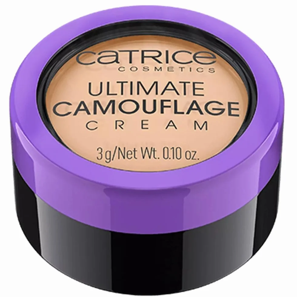Catrice Korektor w kremie Ultimate Camouflage Cream, długotrwały, matujący, korekcja kolorów, naturalny, matowy (3g)