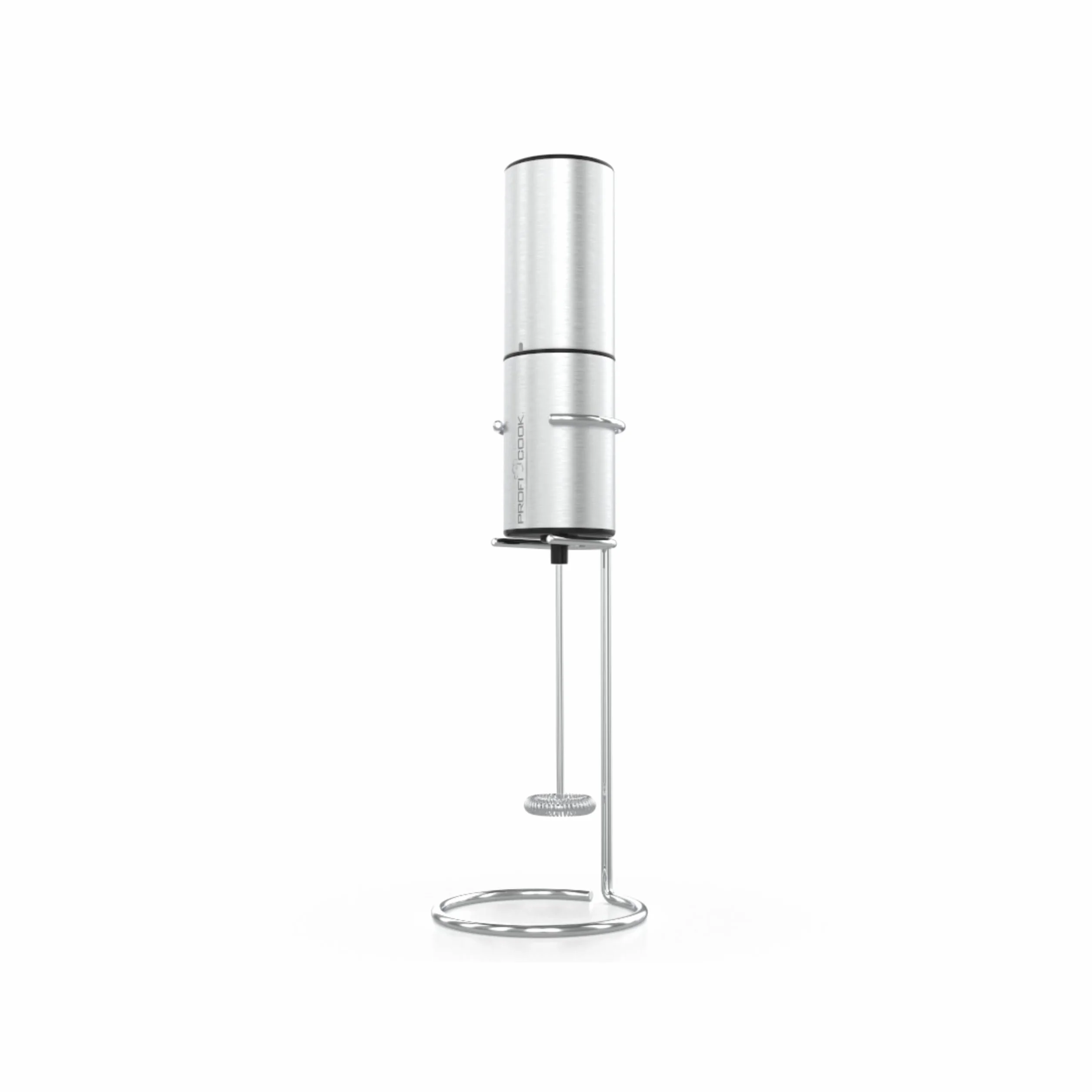 ProfiCook® PC MS 1273 spieniacz do mleka | zasilany bateriami | elektryczny spieniacz do mleka idealny do cappuccino, latte macchiato lub herbaty matcha, pręt do spieniacza mleka, prędkość obrotowa