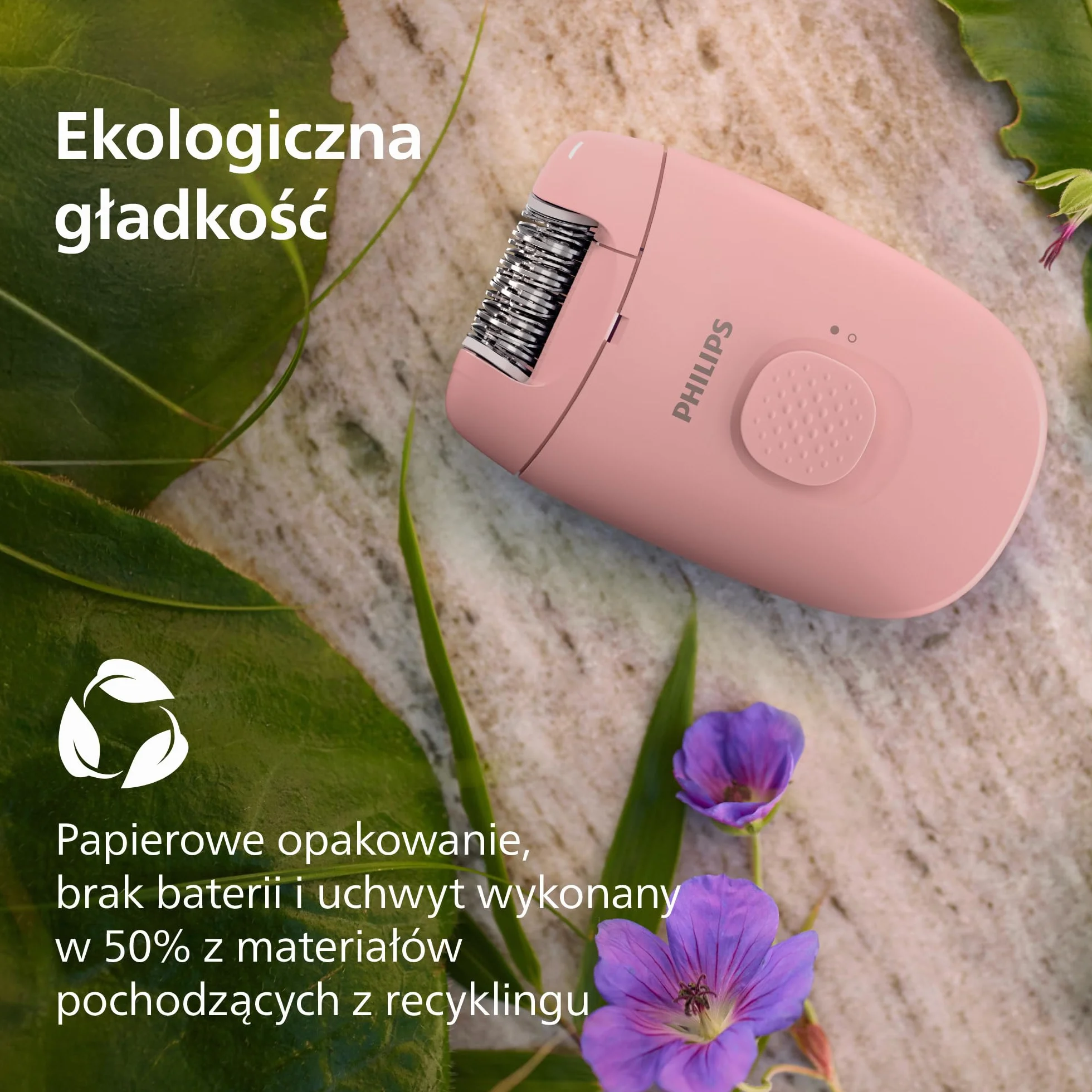 Philips Depilator serii 2000, depilator przewodowy do nóg, urządzenie do usuwania włosów dla kobiet, model BRE229/00
