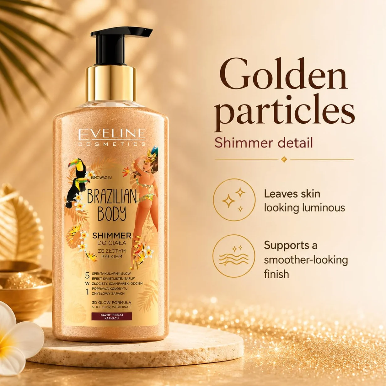 Eveline Cosmetics Brazilian Body Shimmer olejek do ciała