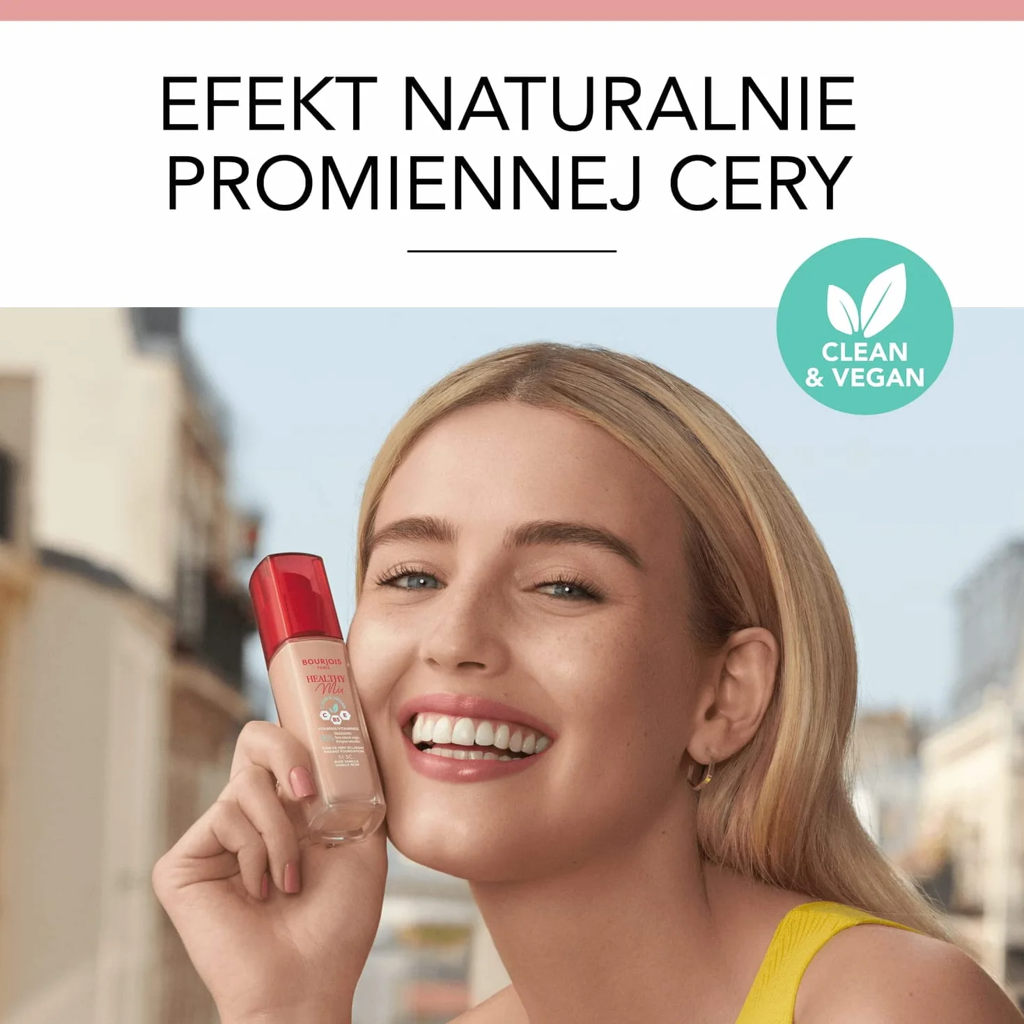 Bourjois Healthy Mix Podkład do Twarzy, 51 Light Vanilla, 30 ml