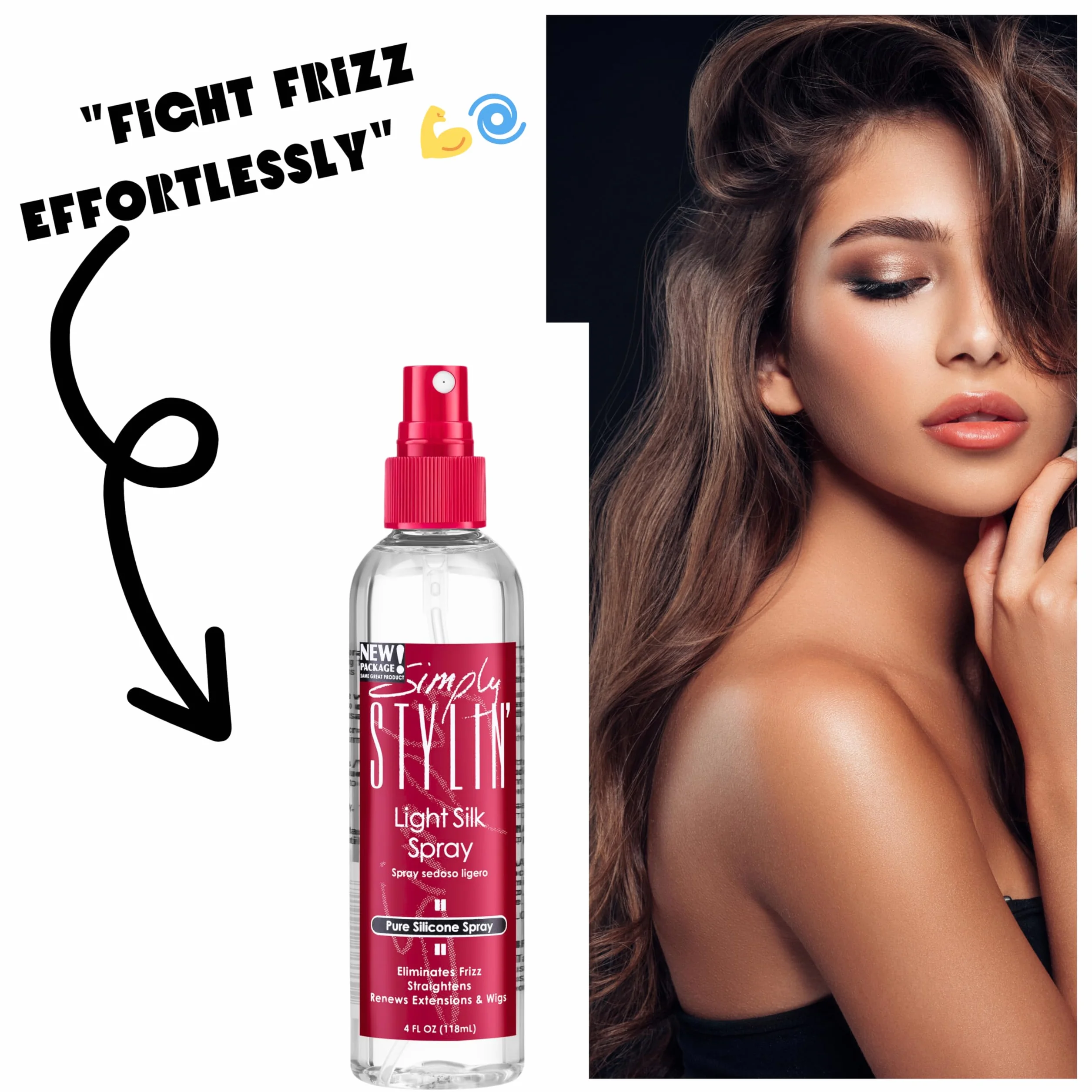 Simply Stylin Light Silk Spray 4 oz by Simply Stylin