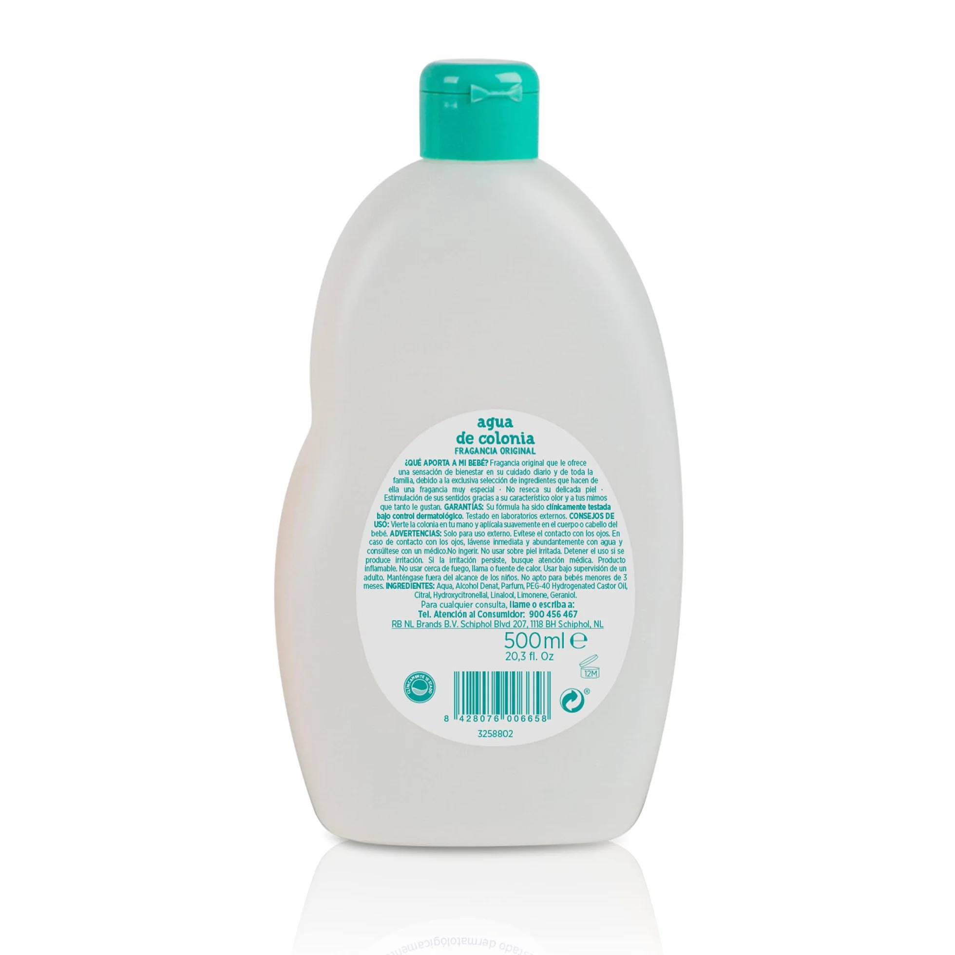 Nenuco Woda kolońska, oryginalny zapach, zawierający mniej alkoholu, 500 ml