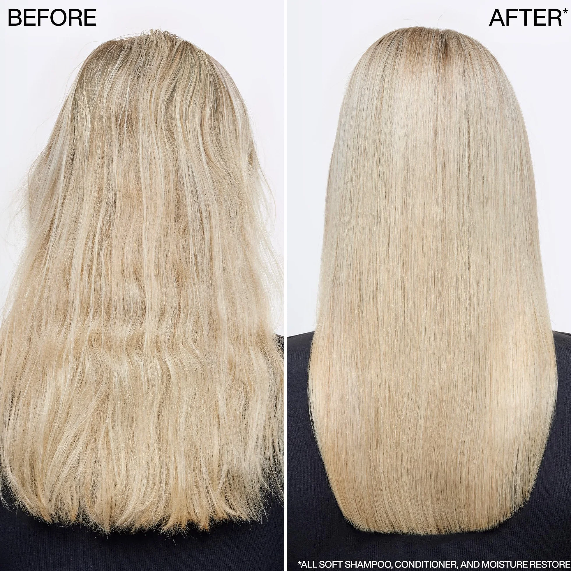Redken Szampon do włosów suchych i łamliwych włosów, ożywia i nawilża z omega-6 i olejkiem arganowym, szampon All Soft, 1 x 500 ml opakowanie uzupełniające